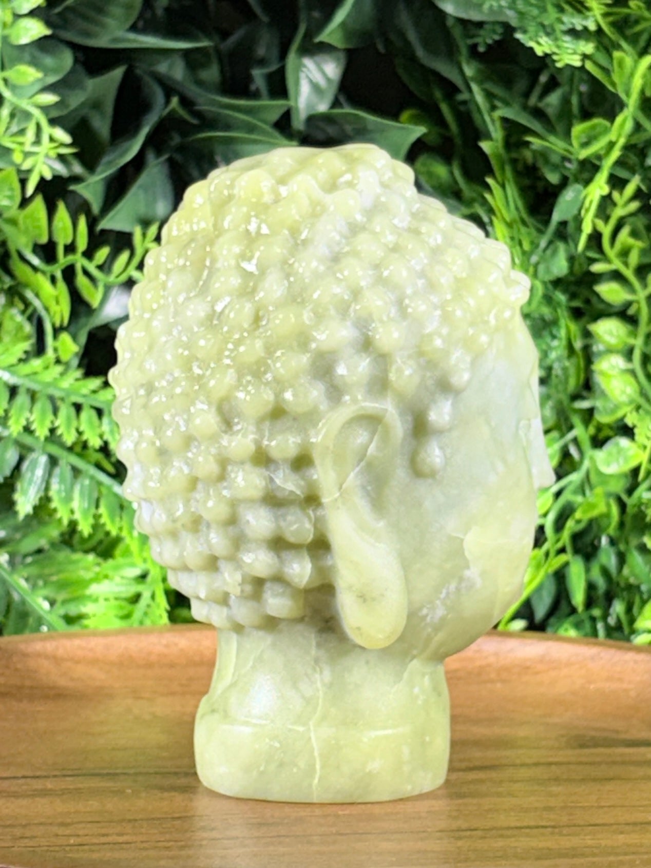 Serpentine Buddha Head Grounding • Inner Peace • Spiritual Growth