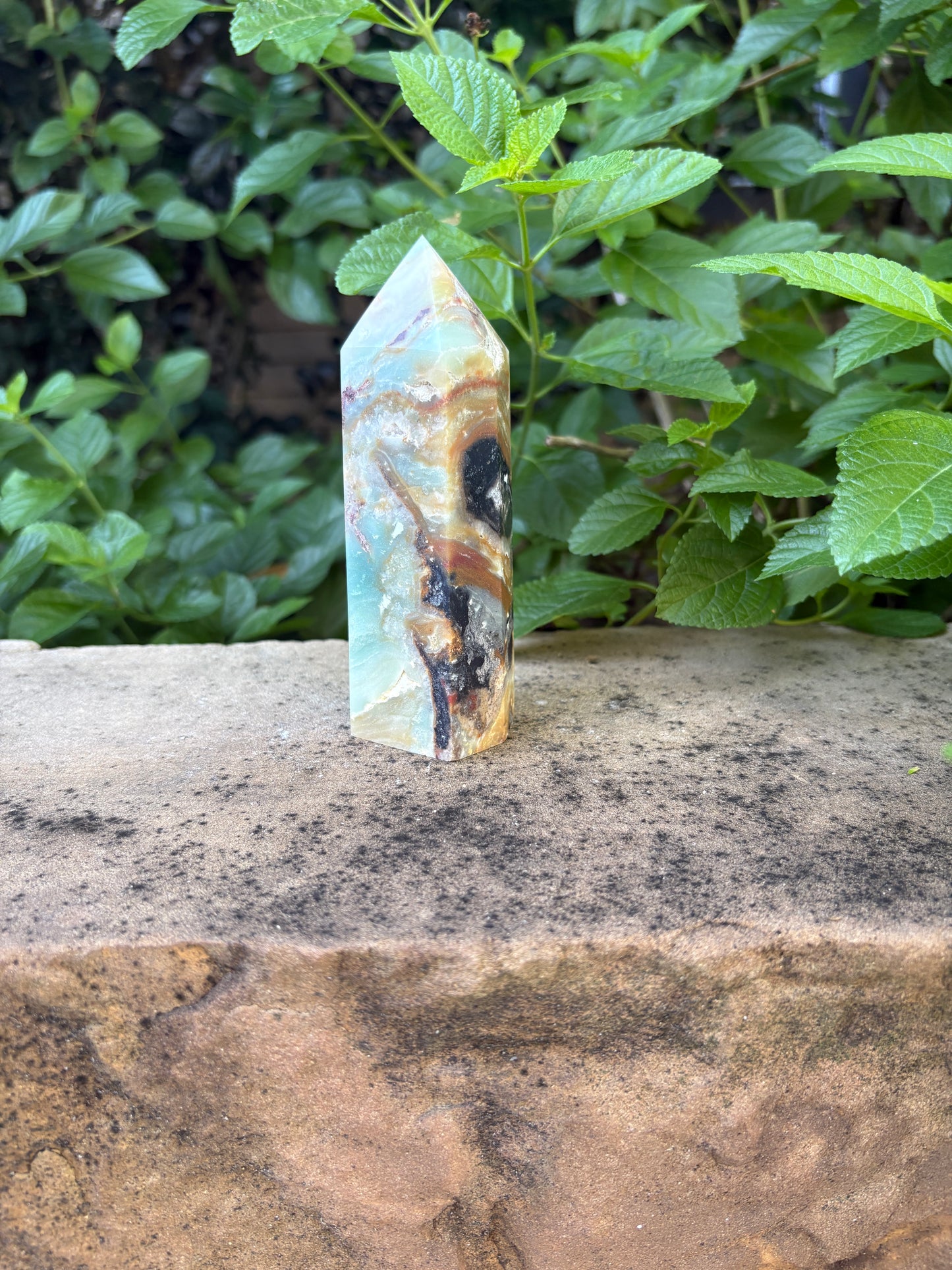 Chunky Amazonite Tower -  Confidence • Communication • Balance