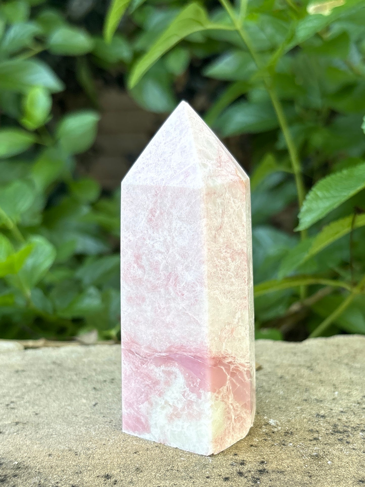 Pink Opal Tower - Compassion • Emotional Balance • Self-Love
