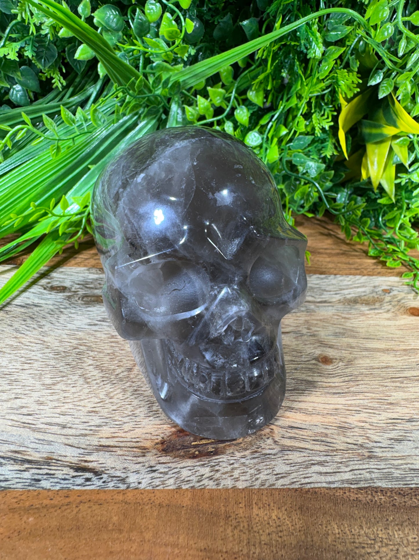 Smoky Quartz Skull - Grounding • Protection • Release