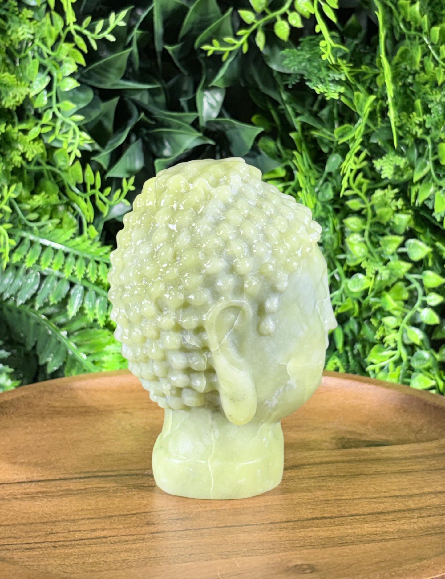 Serpentine Buddha Head Grounding • Inner Peace • Spiritual Growth