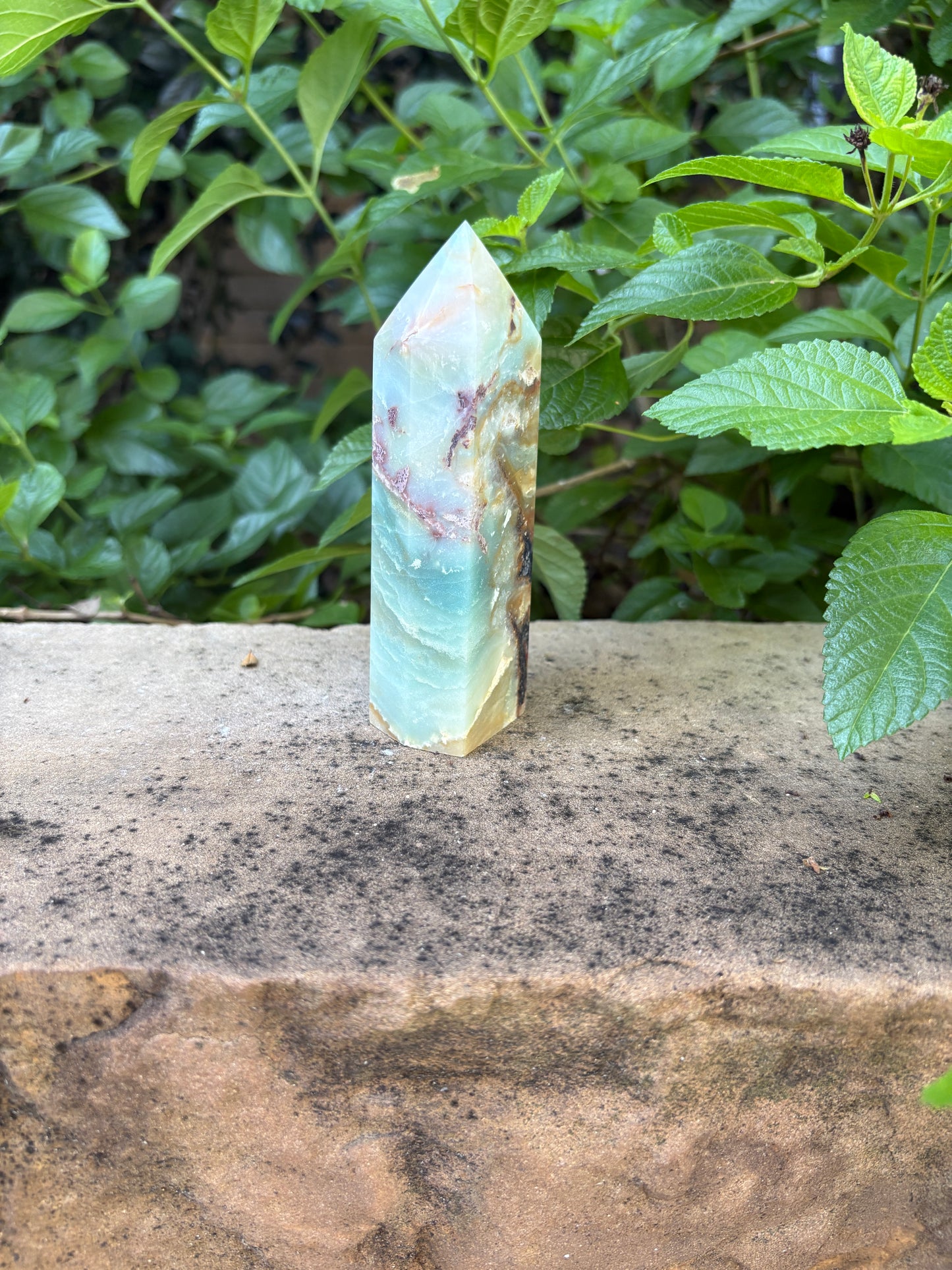 Chunky Amazonite Tower -  Confidence • Communication • Balance