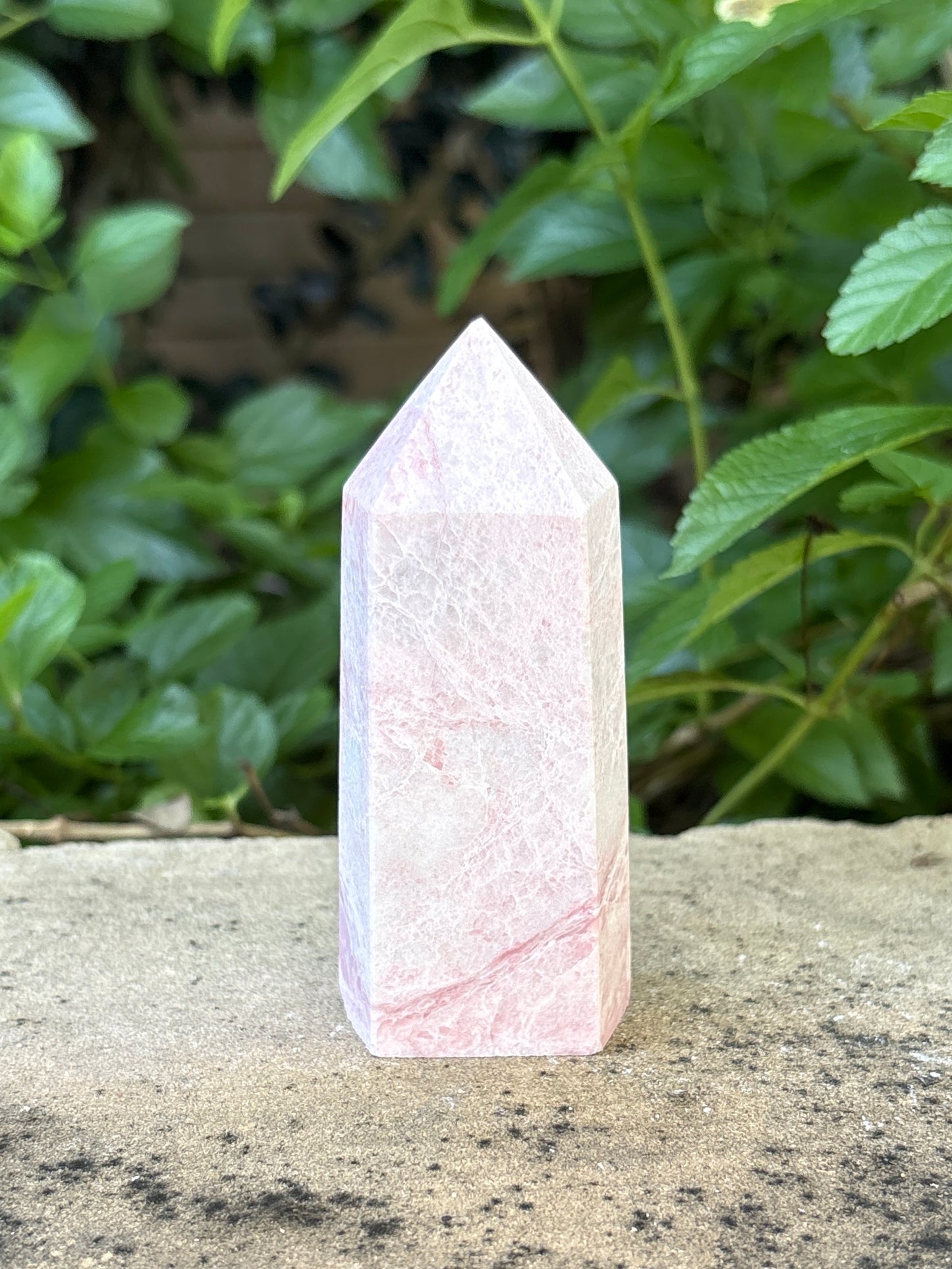 Pink Opal Tower - Compassion • Emotional Balance • Self-Love