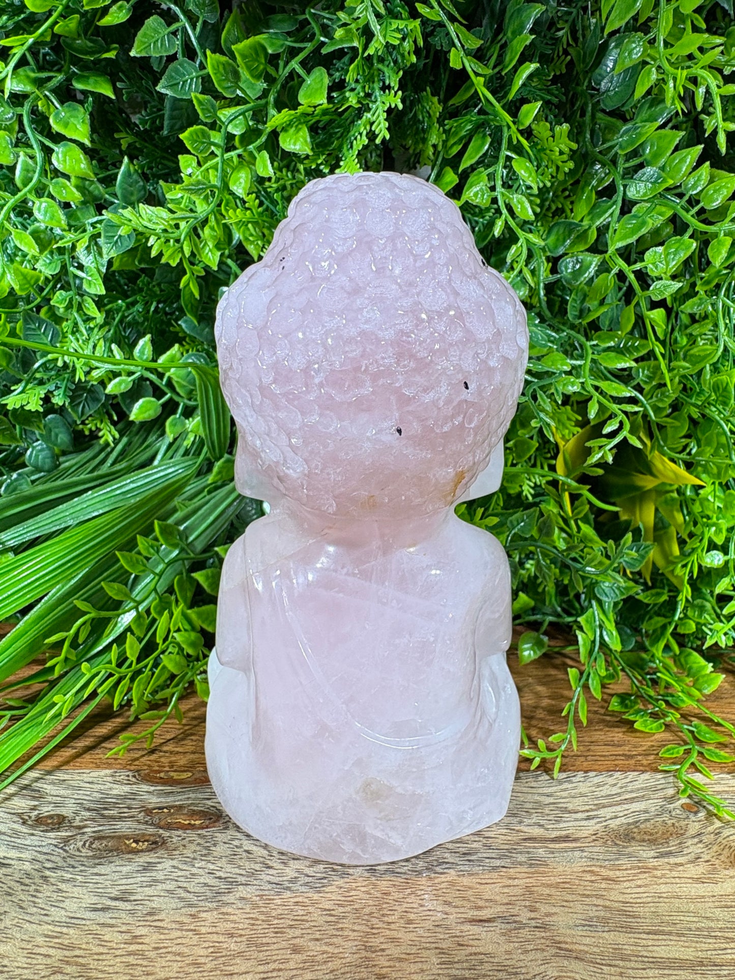 Rose Quartz Baby Buddha | Gentle Protection • Heart Balance • Soft Strength
