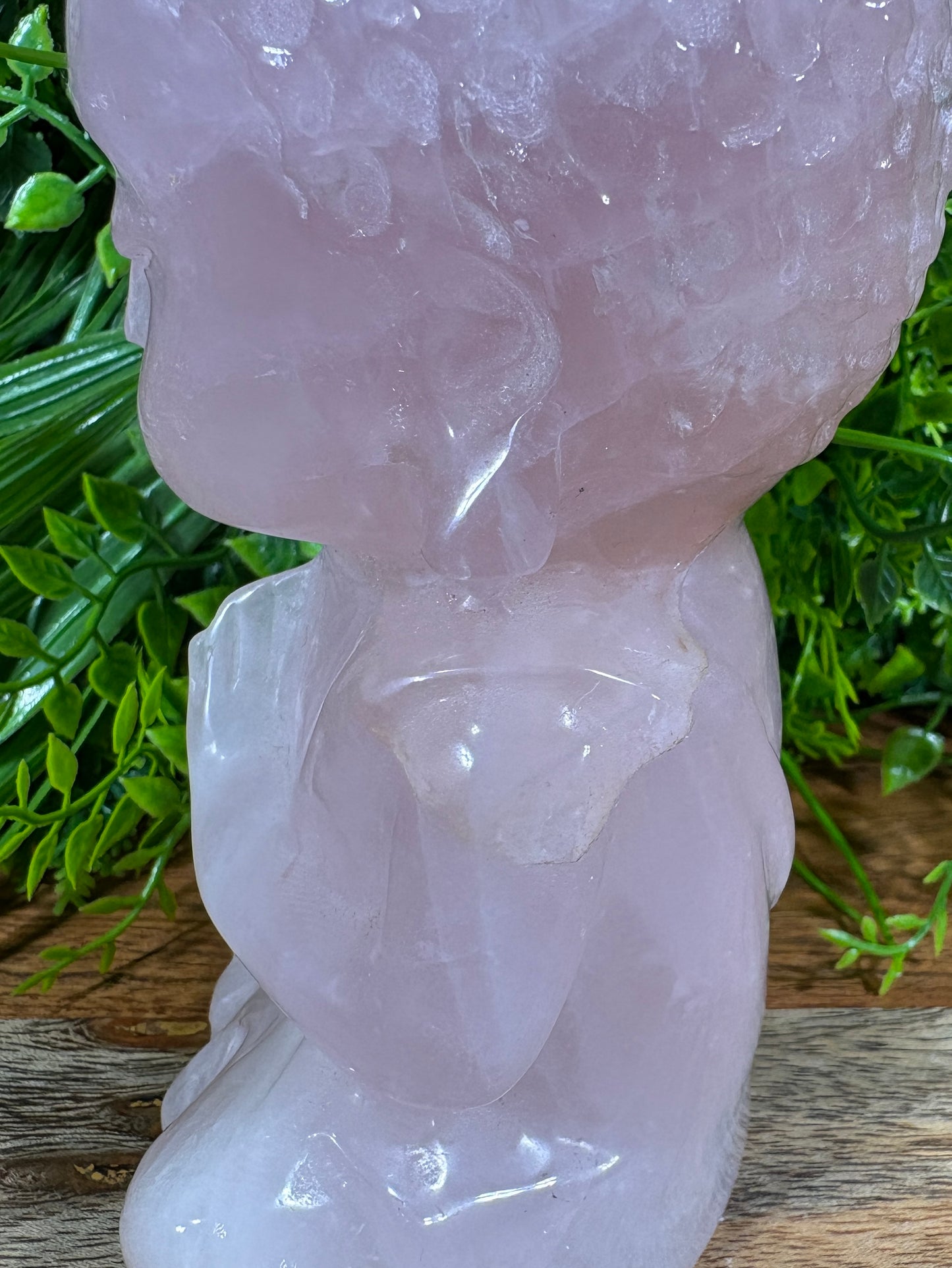 Rose Quartz Baby Buddha | Gentle Protection • Heart Balance • Soft Strength