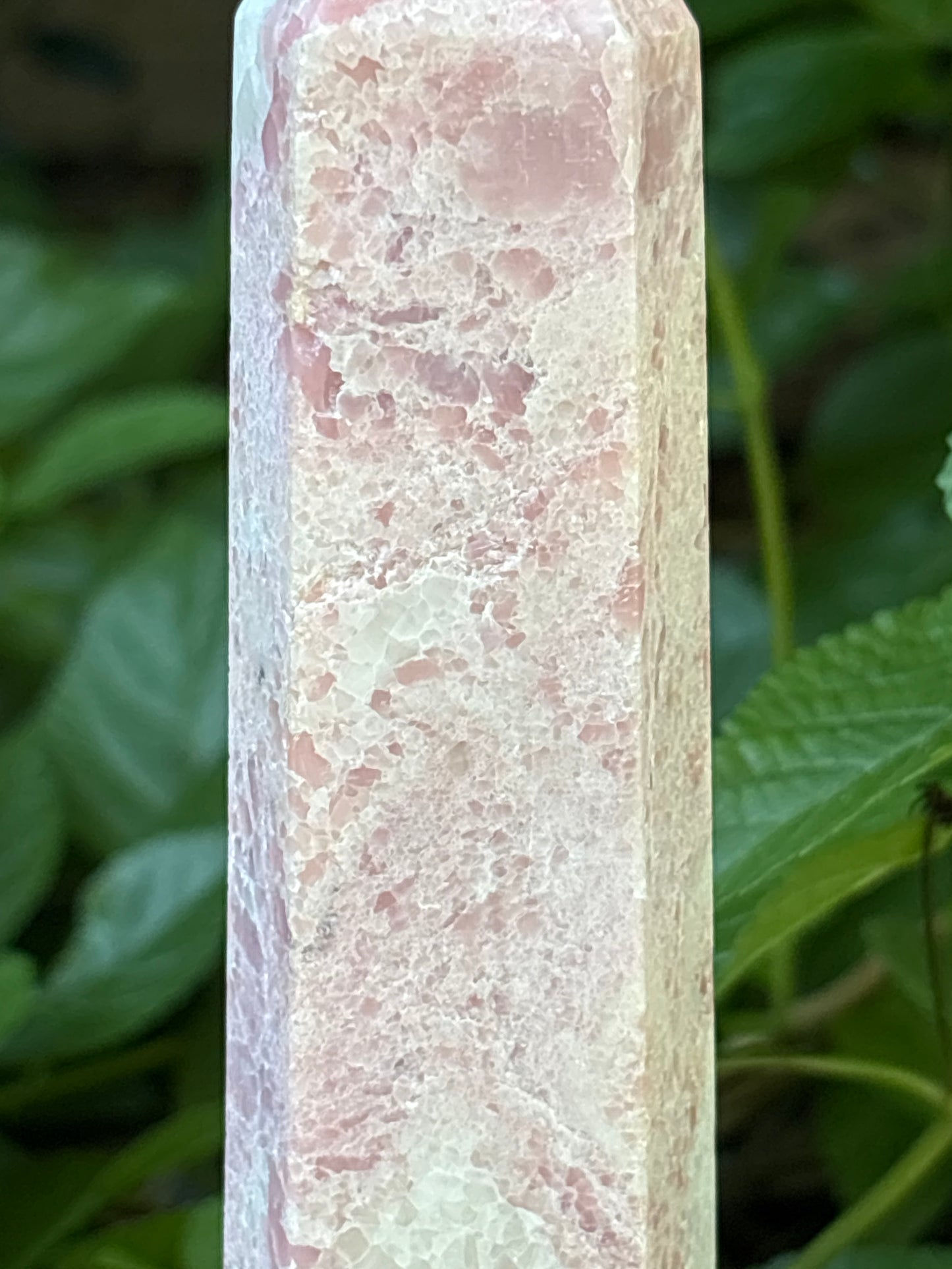 6.25" PINK OPAL TOWER - Nurturing • Self-Acceptance • Harmony
