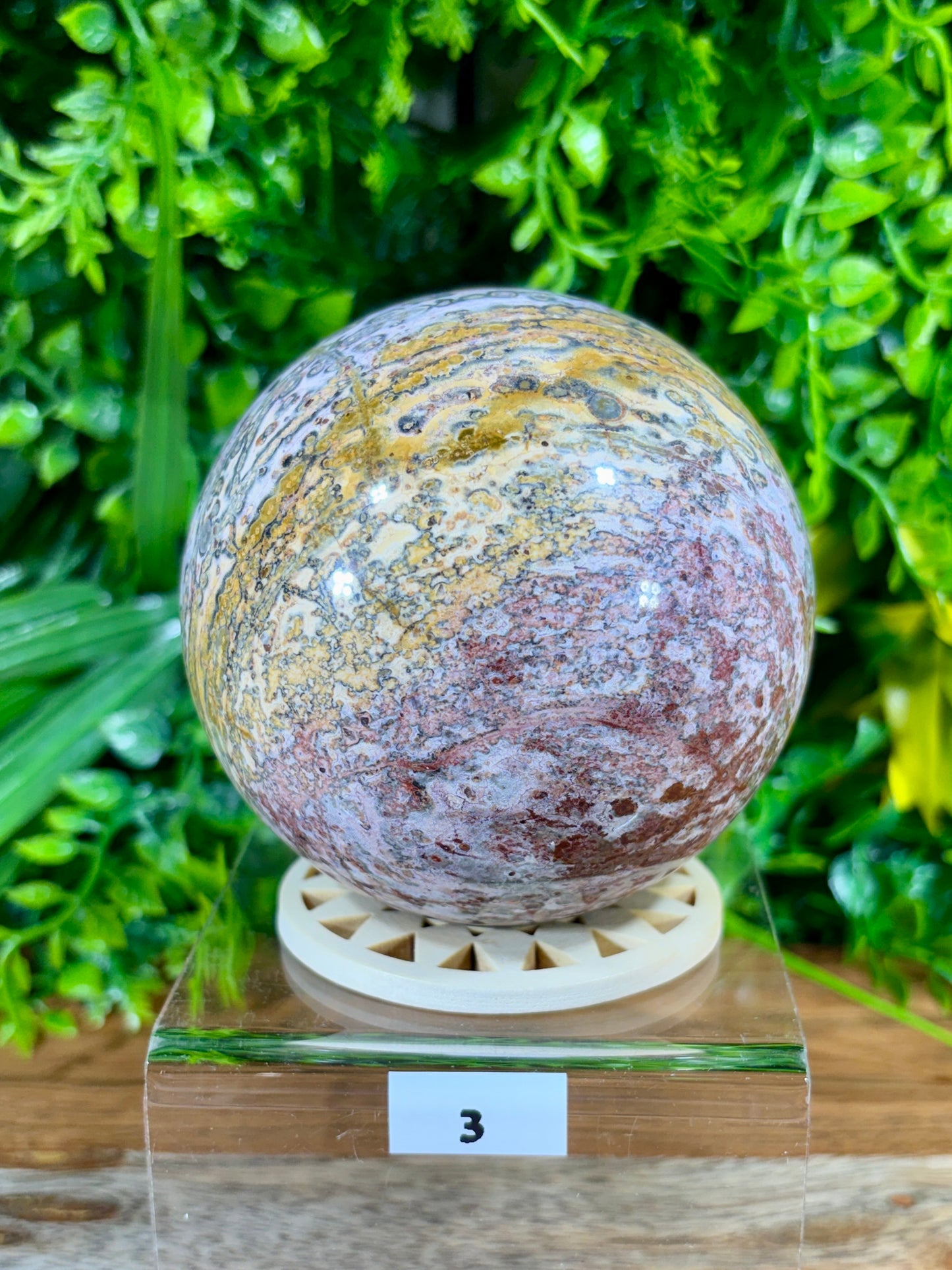 Leopard Skin Jasper Spheres Confidence • Grounding • Adventure