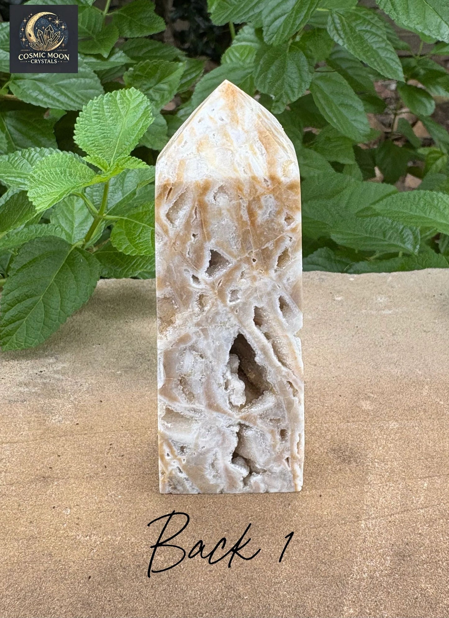 🌟 "Earthbound Galaxy" Aragonite + Calcite Towers | Cosmic Patterns & Druzy Sparkle Grounding | Balance | Natural Wonder