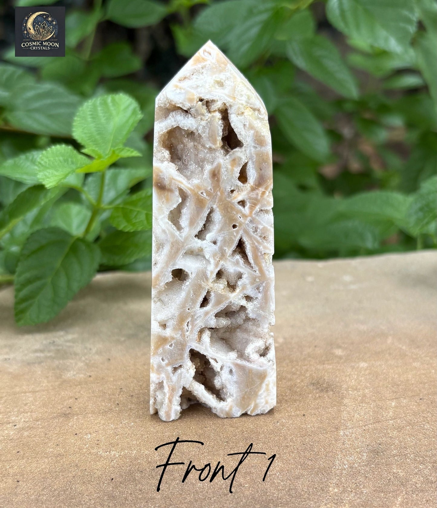 🌟 "Earthbound Galaxy" Aragonite + Calcite Towers | Cosmic Patterns & Druzy Sparkle Grounding | Balance | Natural Wonder