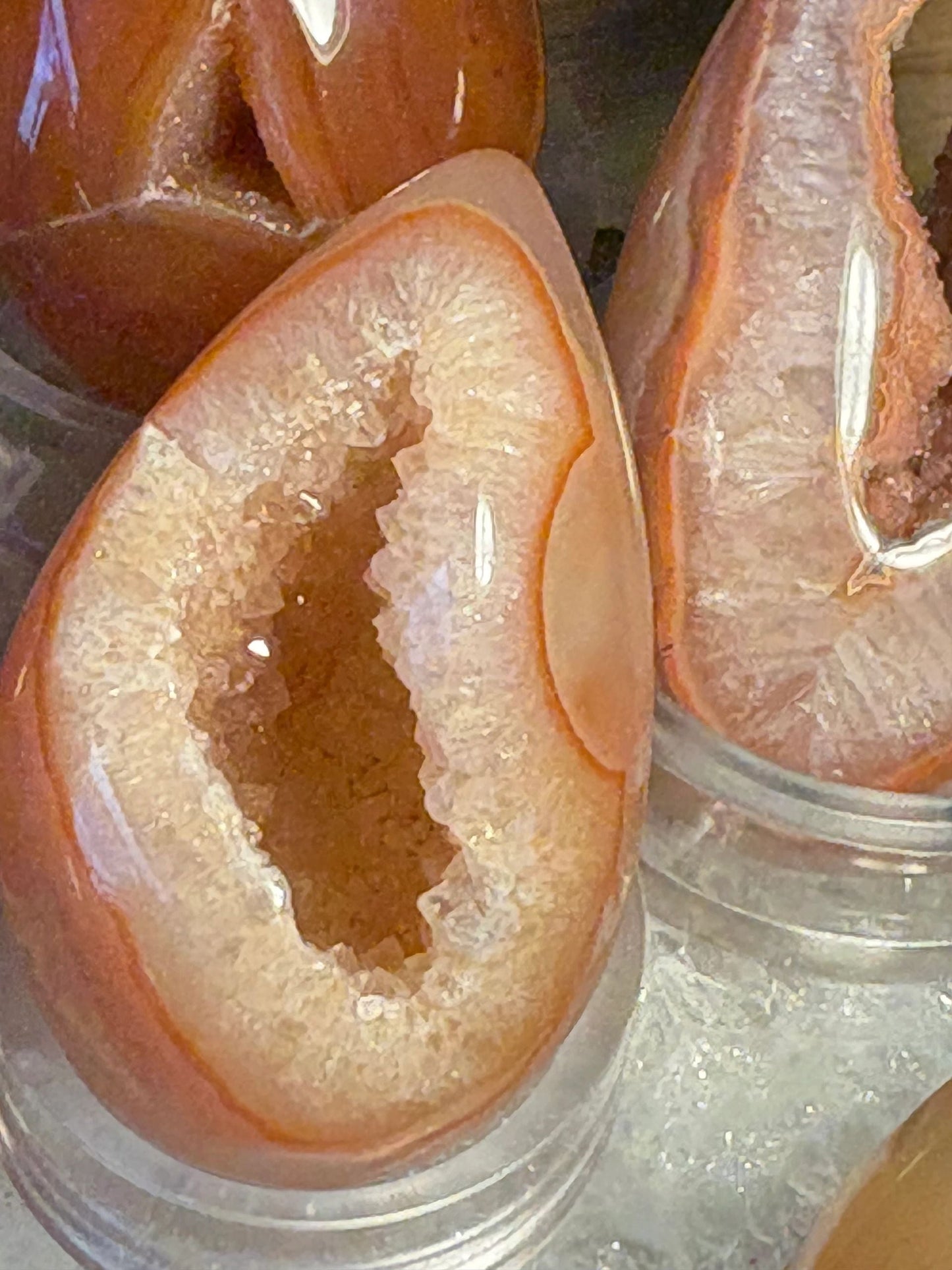 Carnelian Agate Druzy Freeform – Vitality, Passion, Creativity |1.80 oz