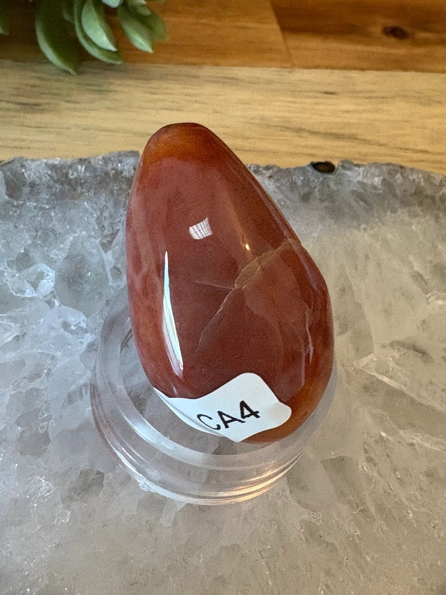 🔥Carnelian Druzy Freeform – Vitality, Courage & Flow | 1.33 oz