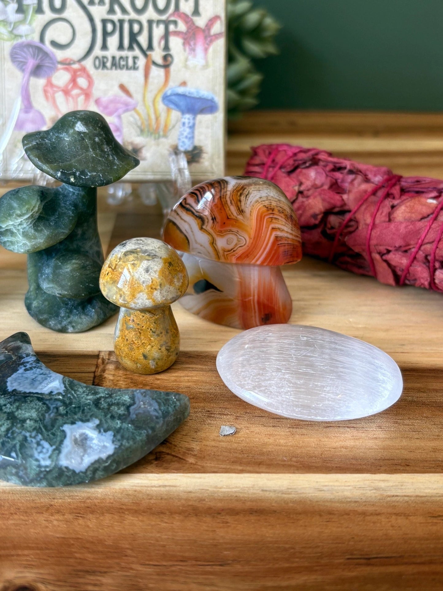 Rooted Realms 🍄 Grounding Crystal Kit | Earth Wisdom • Stability • Protection