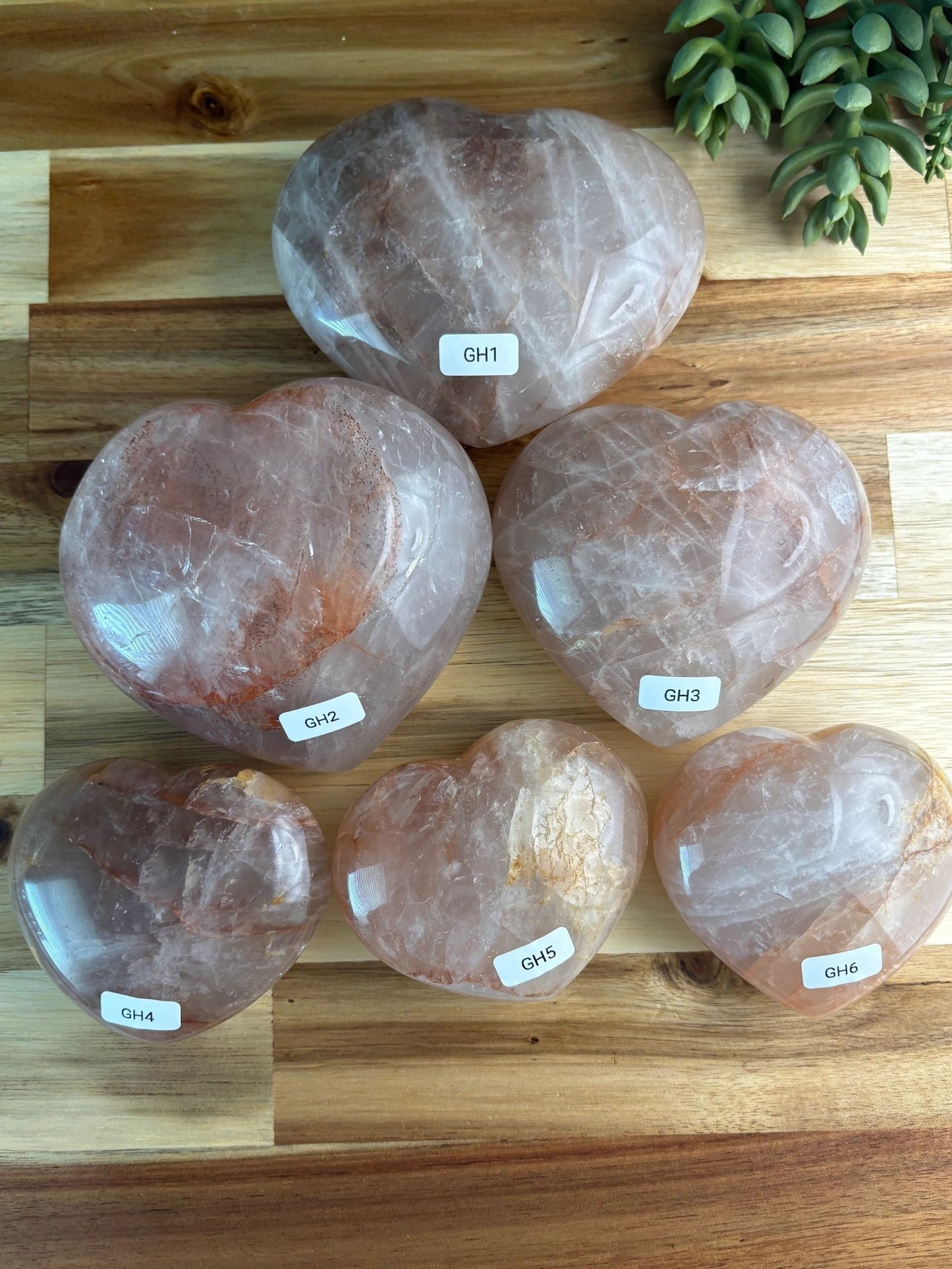 💛 Golden Healer Quartz Heart – Healing, Balance & Heart-Centered Alignment | Choose Your Piece