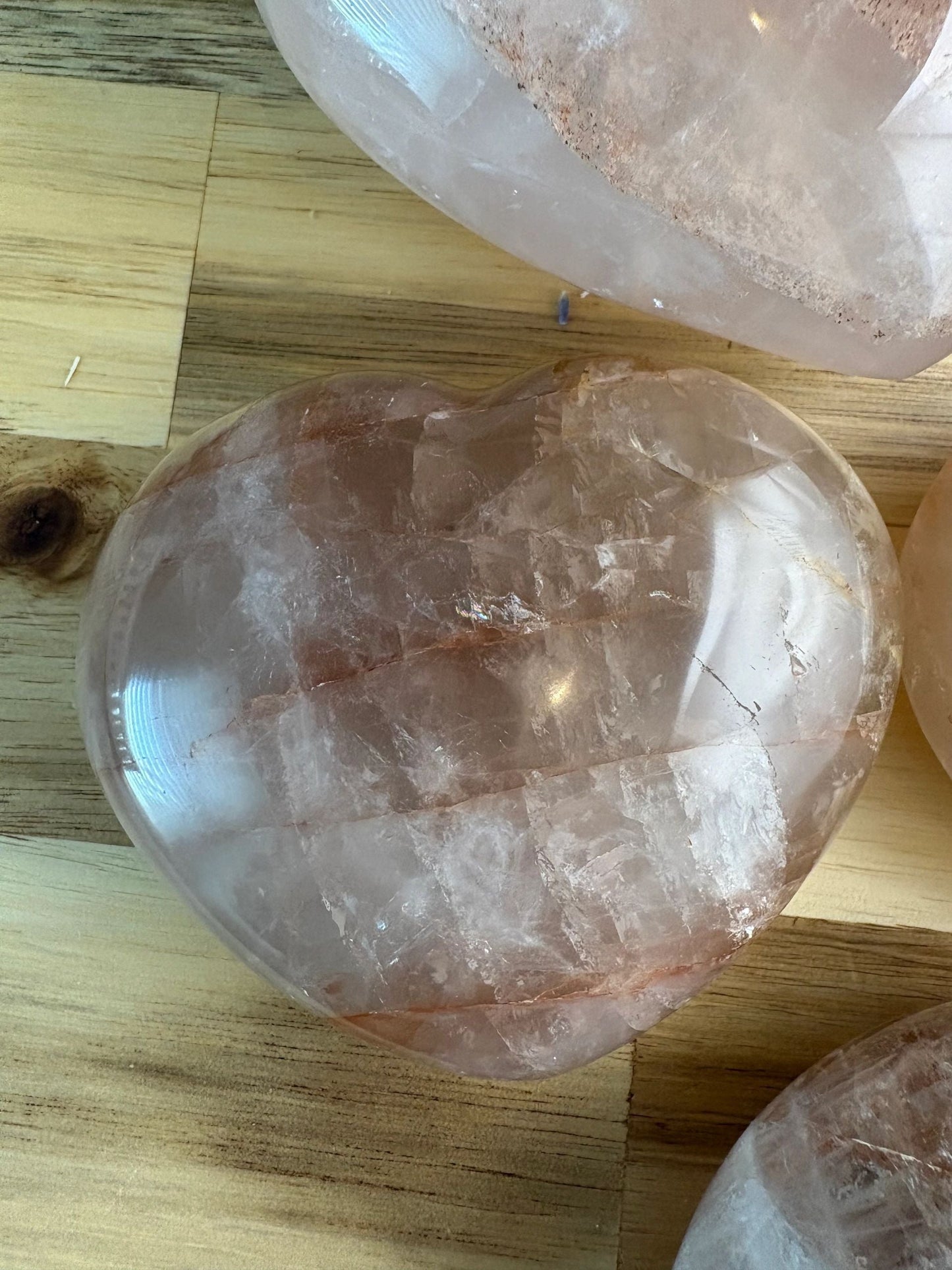 💛 Golden Healer Quartz Heart – Healing, Balance & Heart-Centered Alignment | Choose Your Piece