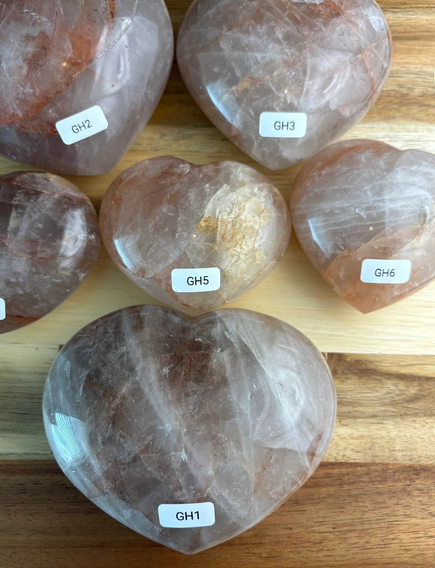 💛 Golden Healer Quartz Heart – Healing, Balance & Heart-Centered Alignment | Choose Your Piece