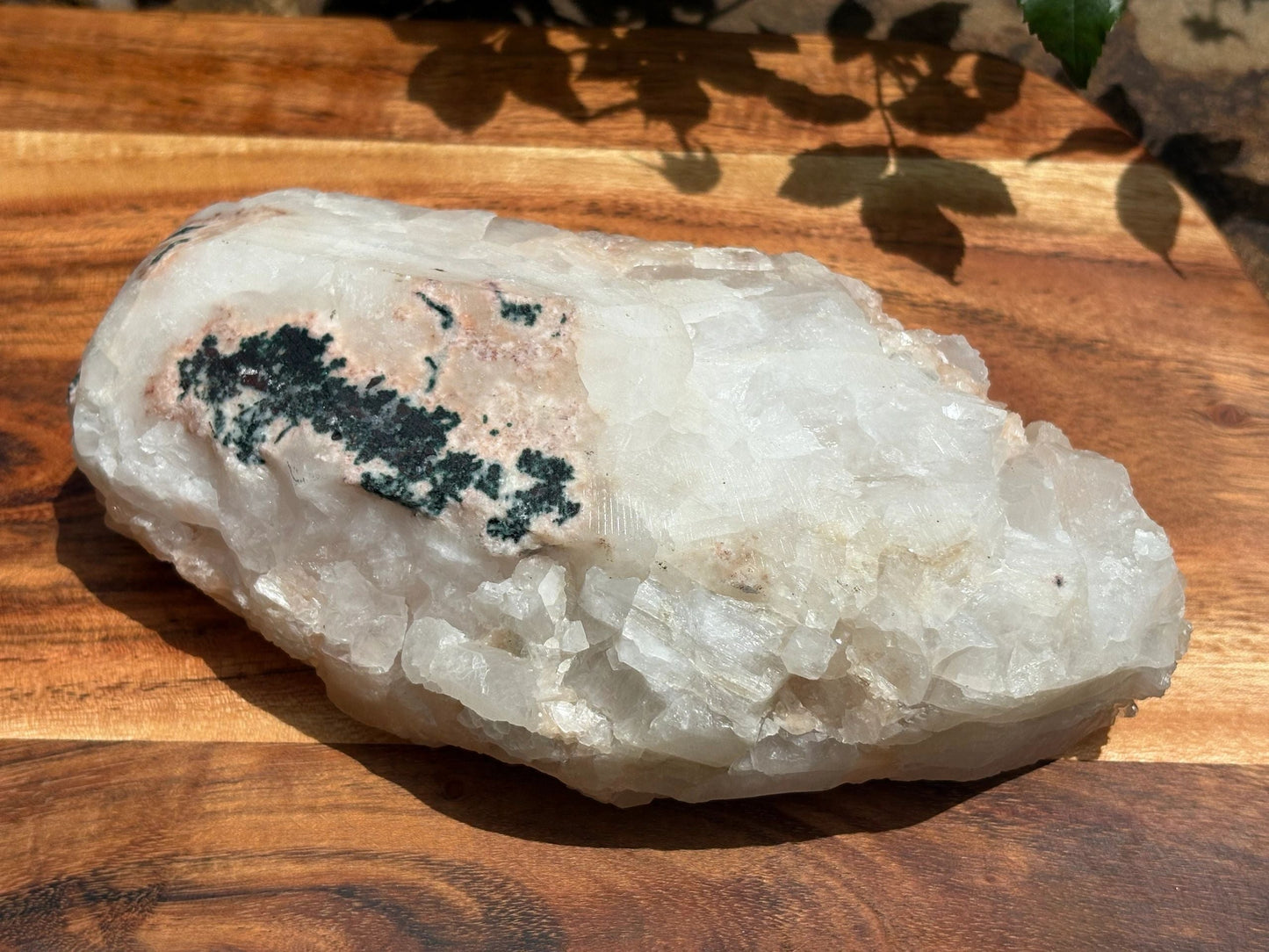 🤍 Raw Stilbite Cluster – Inner Peace, Intuition & Heart-Centered Healing