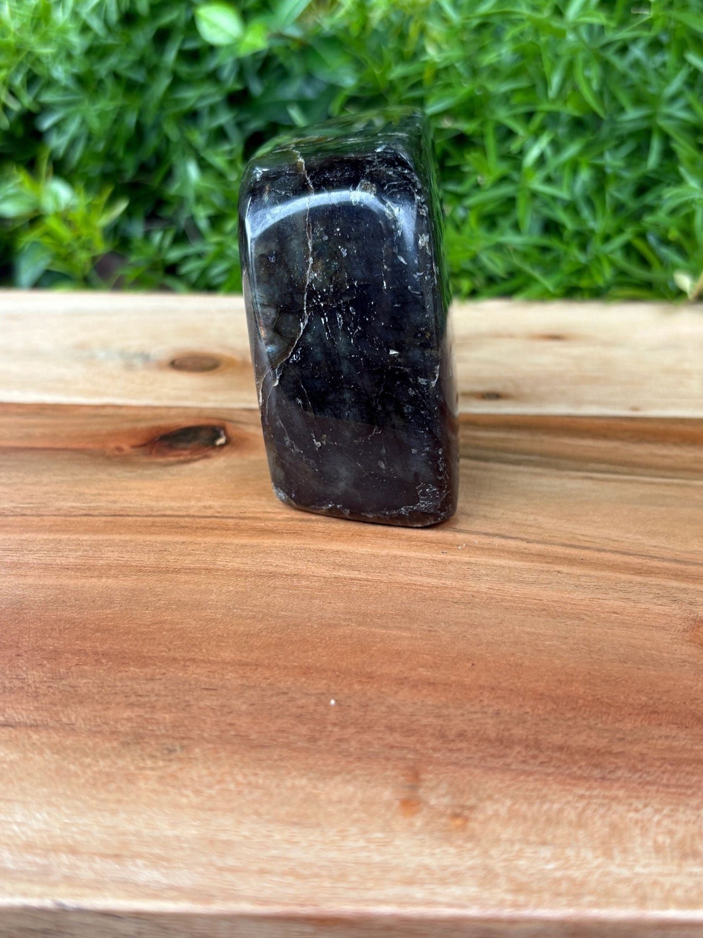 💫 Labradorite Free Form – Intuition, Protection & Cosmic Flash | 13.69 oz