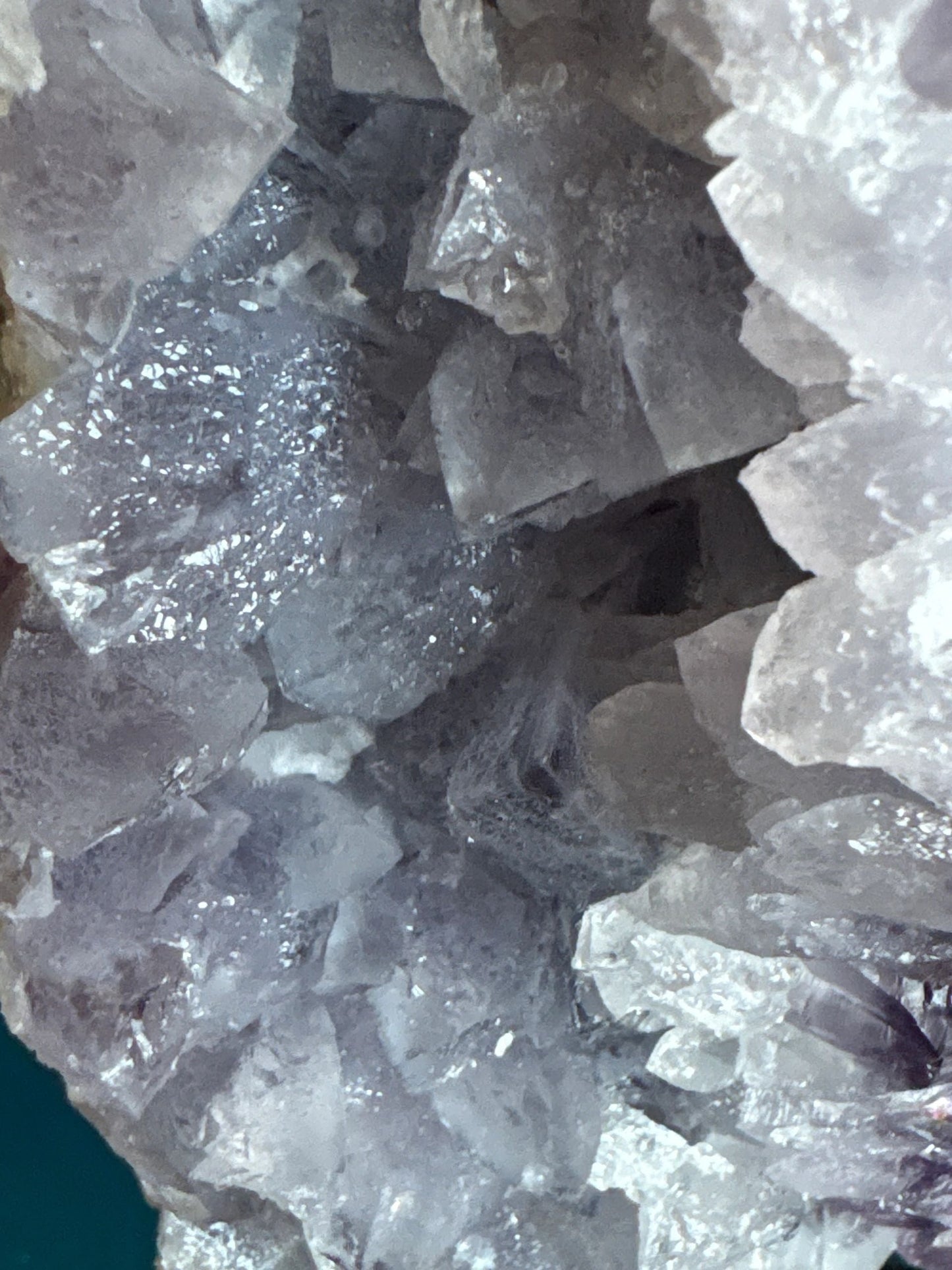 💜 Lavender Amethyst Quartz Geode on Stand – Calm • Clarity • Cosmic Recharge