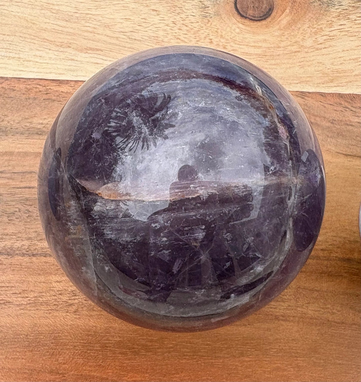 💜 Amethyst Sphere | Celestial Depth | Intuition, Protection & Spiritual Expansion