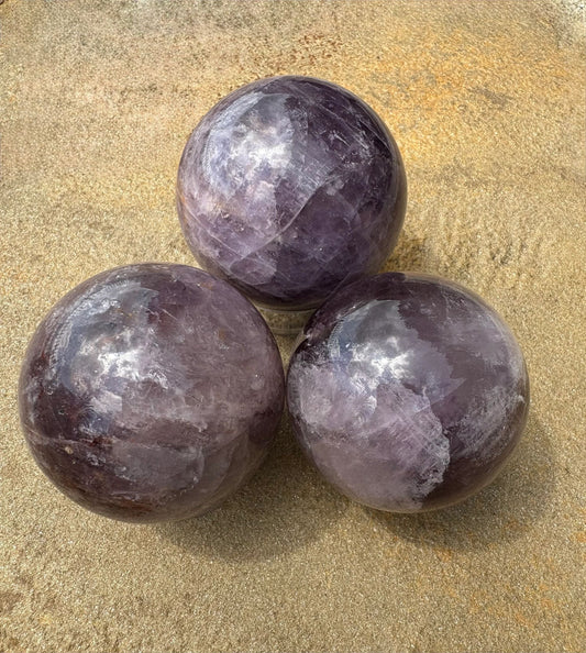 💜 Amethyst Sphere | Celestial Depth | Intuition, Protection & Spiritual Expansion
