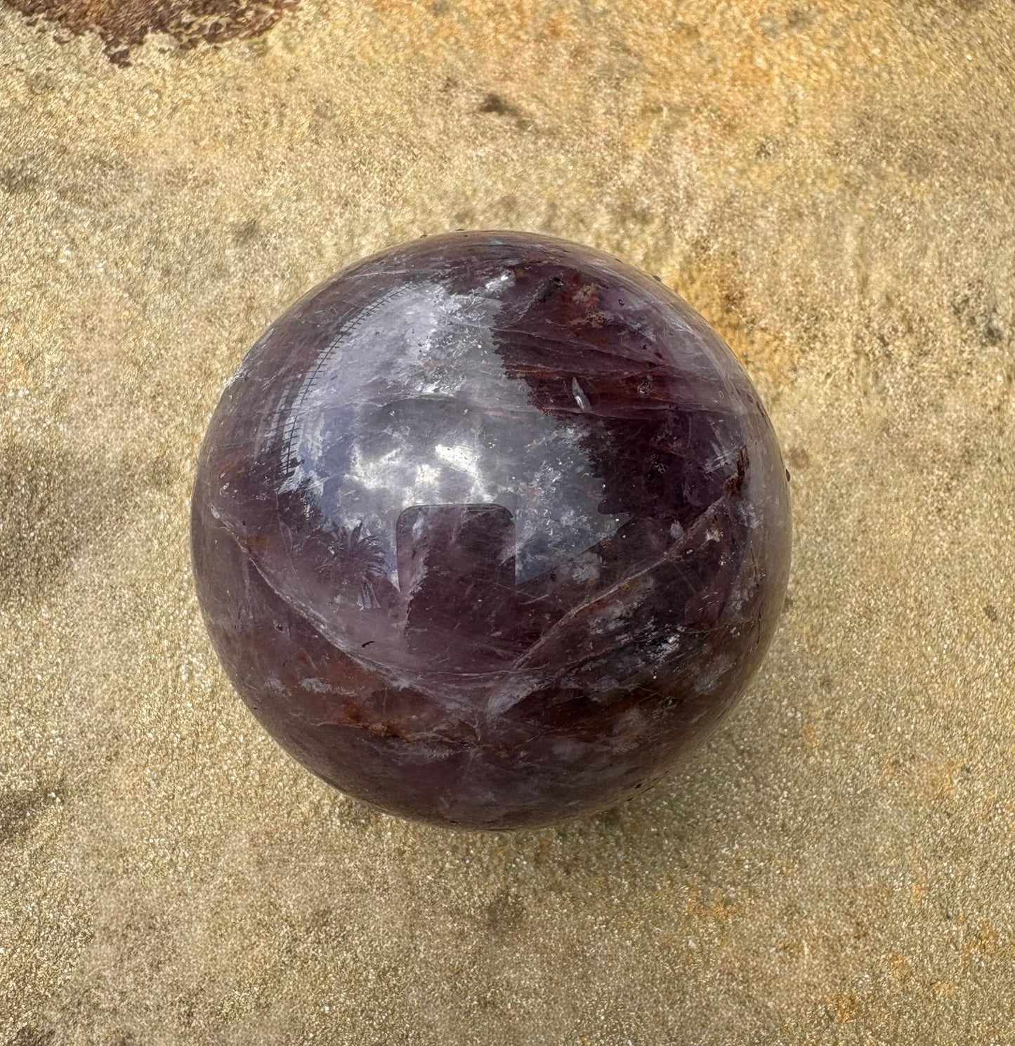 💜 Amethyst Sphere | Celestial Depth | Intuition, Protection & Spiritual Expansion