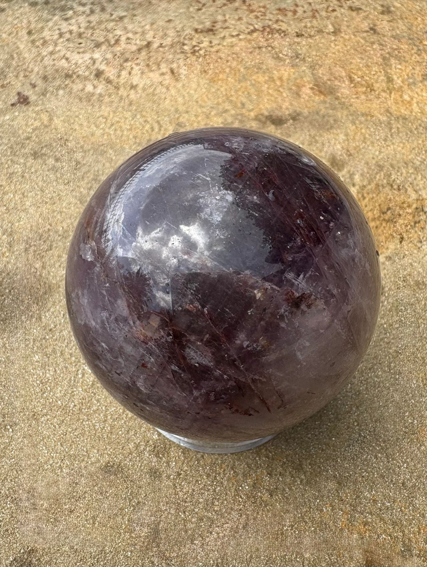 💜 Amethyst Sphere | Celestial Depth | Intuition, Protection & Spiritual Expansion
