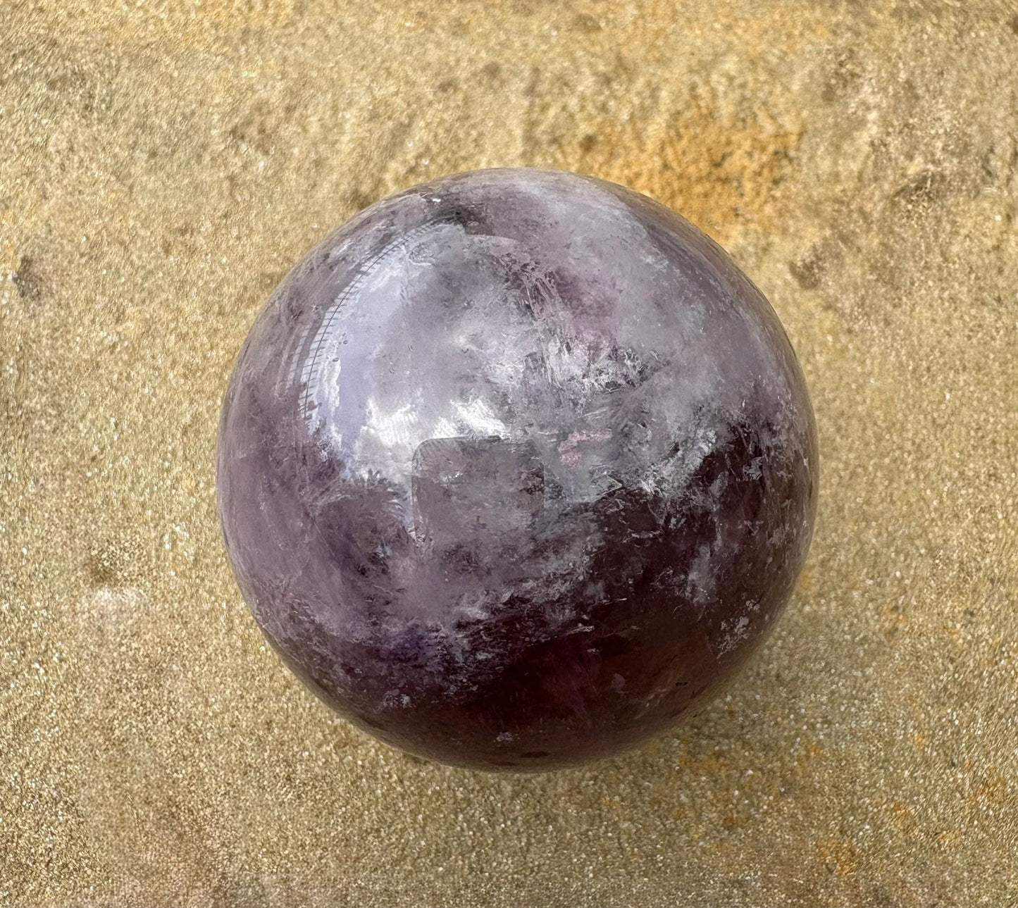 💜 Amethyst Sphere | Celestial Depth | Intuition, Protection & Spiritual Expansion
