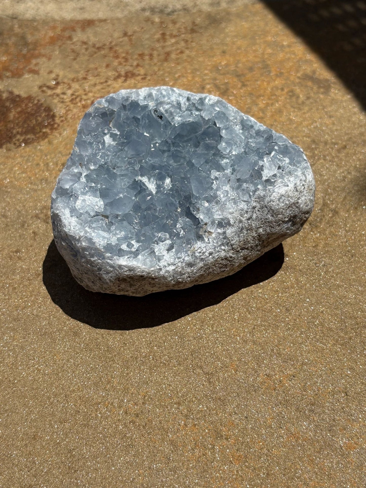 💙 Celestite Raw Cluster – Serenity, Angelic Connection & Divine Calm | 1.93 lbs