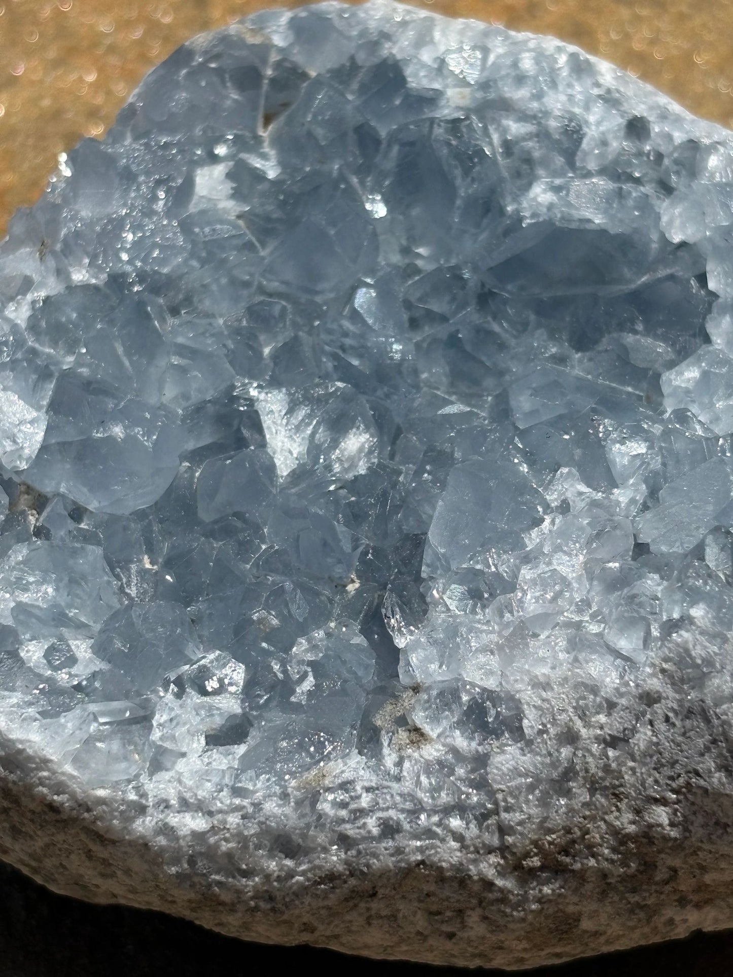 💙 Celestite Raw Cluster – Serenity, Angelic Connection & Divine Calm | 1.93 lbs