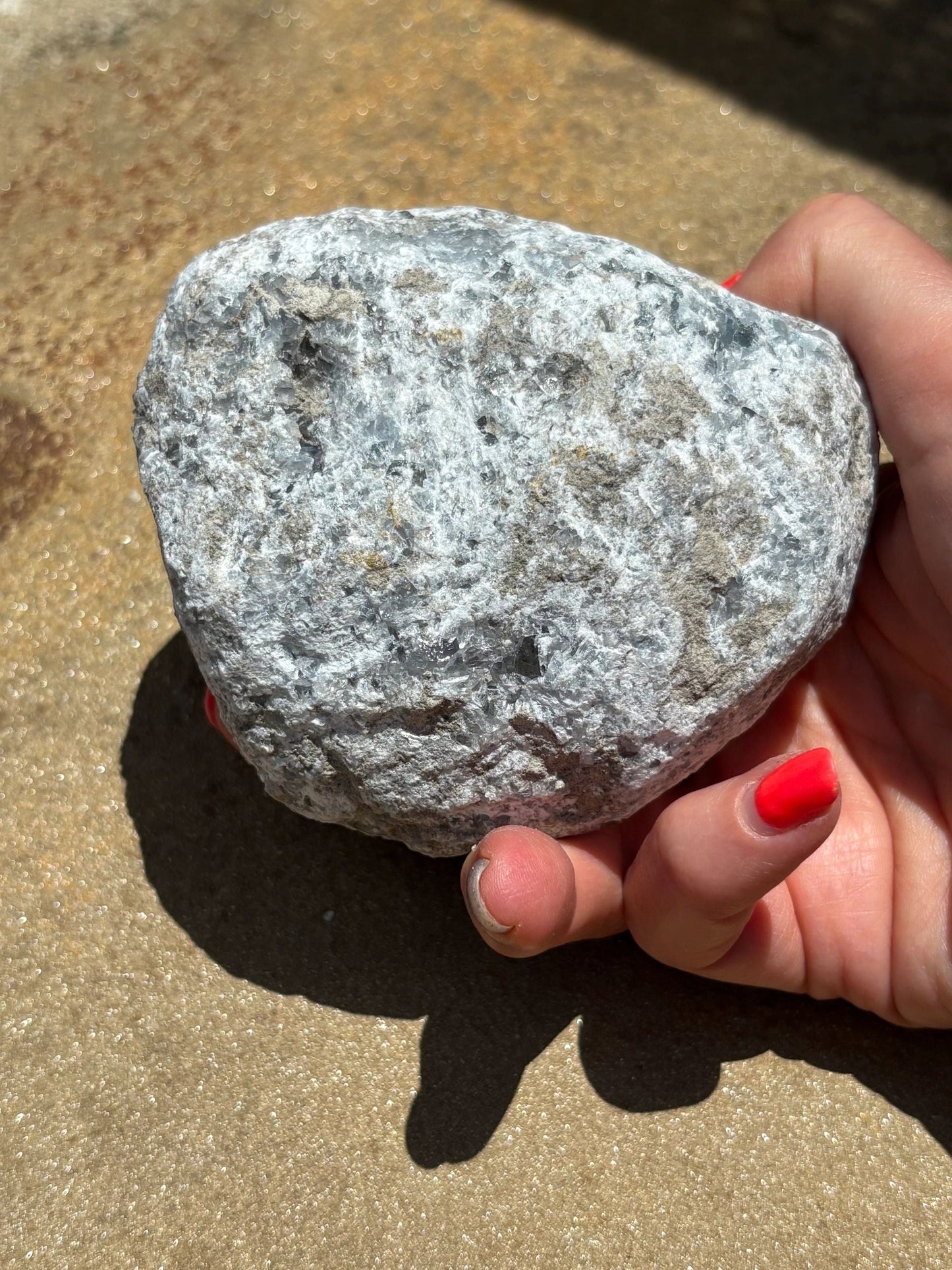 💙 Celestite Raw Cluster – Serenity, Angelic Connection & Divine Calm | 1.93 lbs