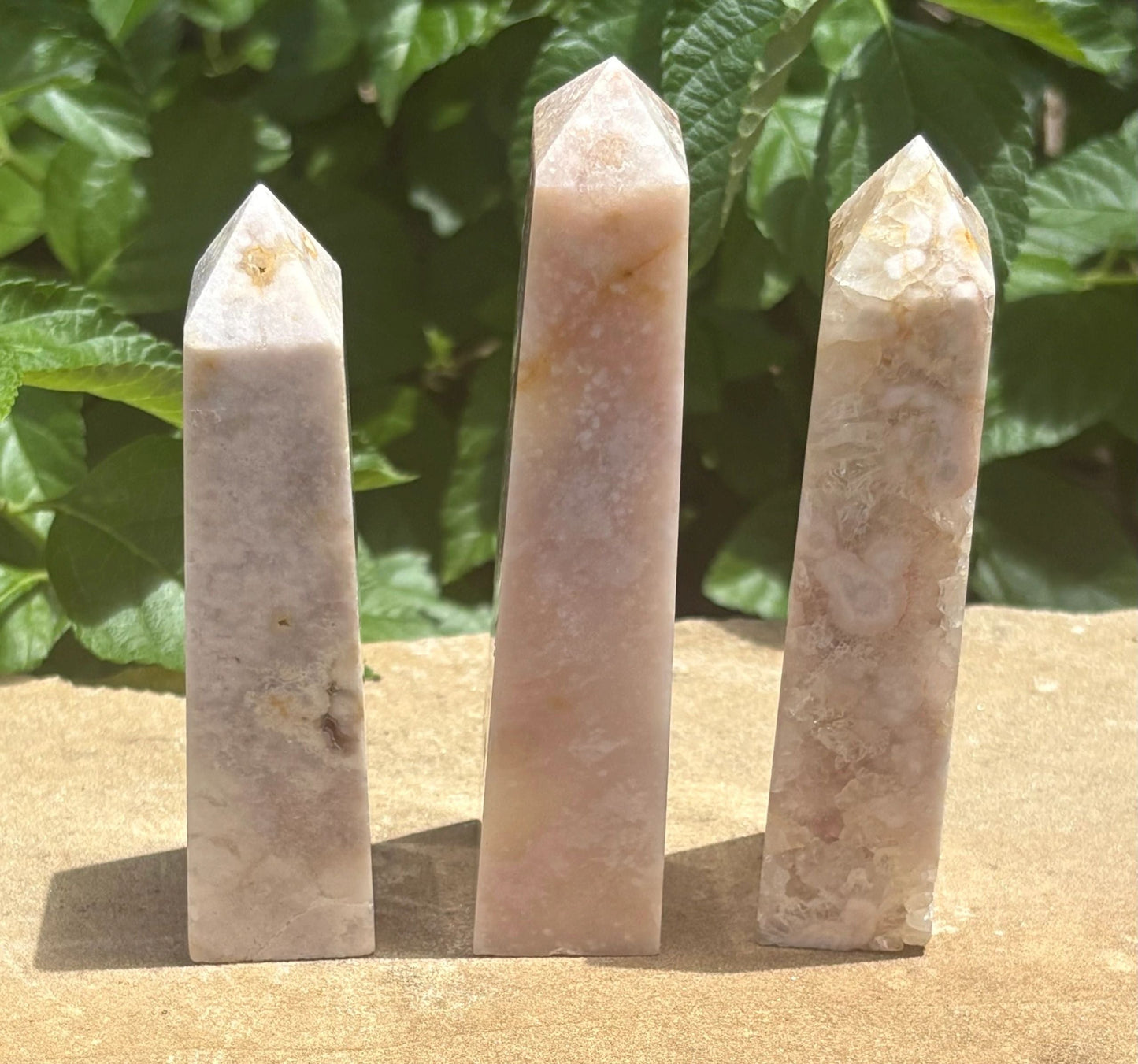 🌸✨ Flower Agate Towers (Variety of Chalcedony) Bloom Magic | Growth, Soft Strength & Heart Expansion