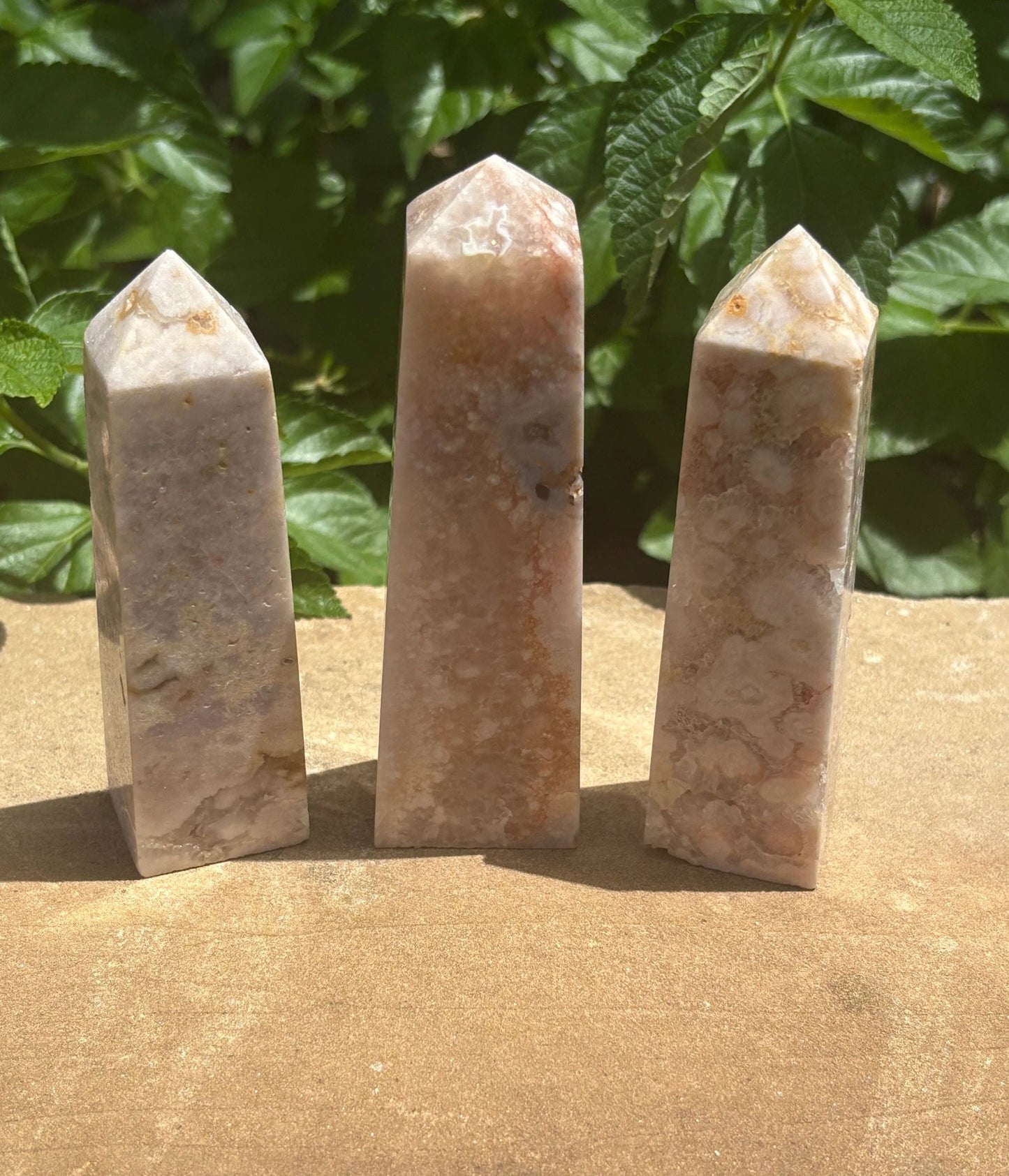 🌸✨ Flower Agate Towers (Variety of Chalcedony) Bloom Magic | Growth, Soft Strength & Heart Expansion