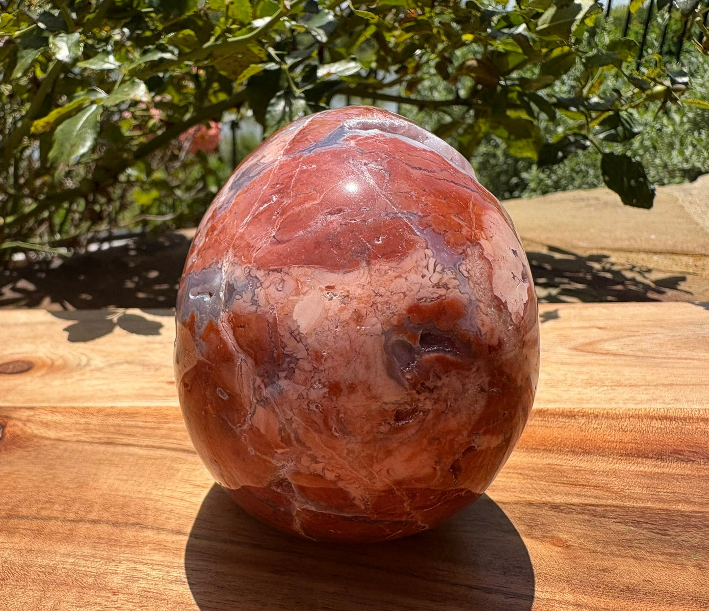 💀 Pink Petal Agate Skull with Druzy Crown – Grounded Joy, Ancient Wisdom & Spiraled Sparkle 1.65 lbs. | 4" x 2.5" x 3" |
