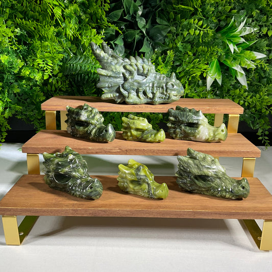 Green Jade Dragon Guardian – Choose Your Dragon & Size  Wisdom • Protection • Prosperity