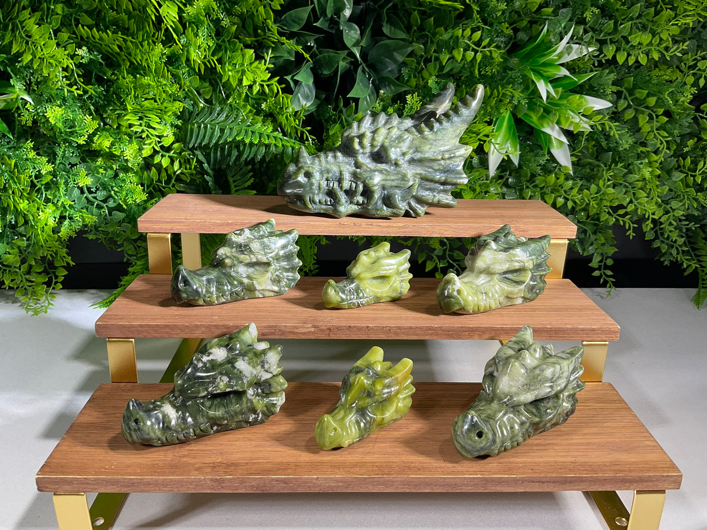 Green Jade Dragon Guardian – Choose Your Dragon & Size  Wisdom • Protection • Prosperity