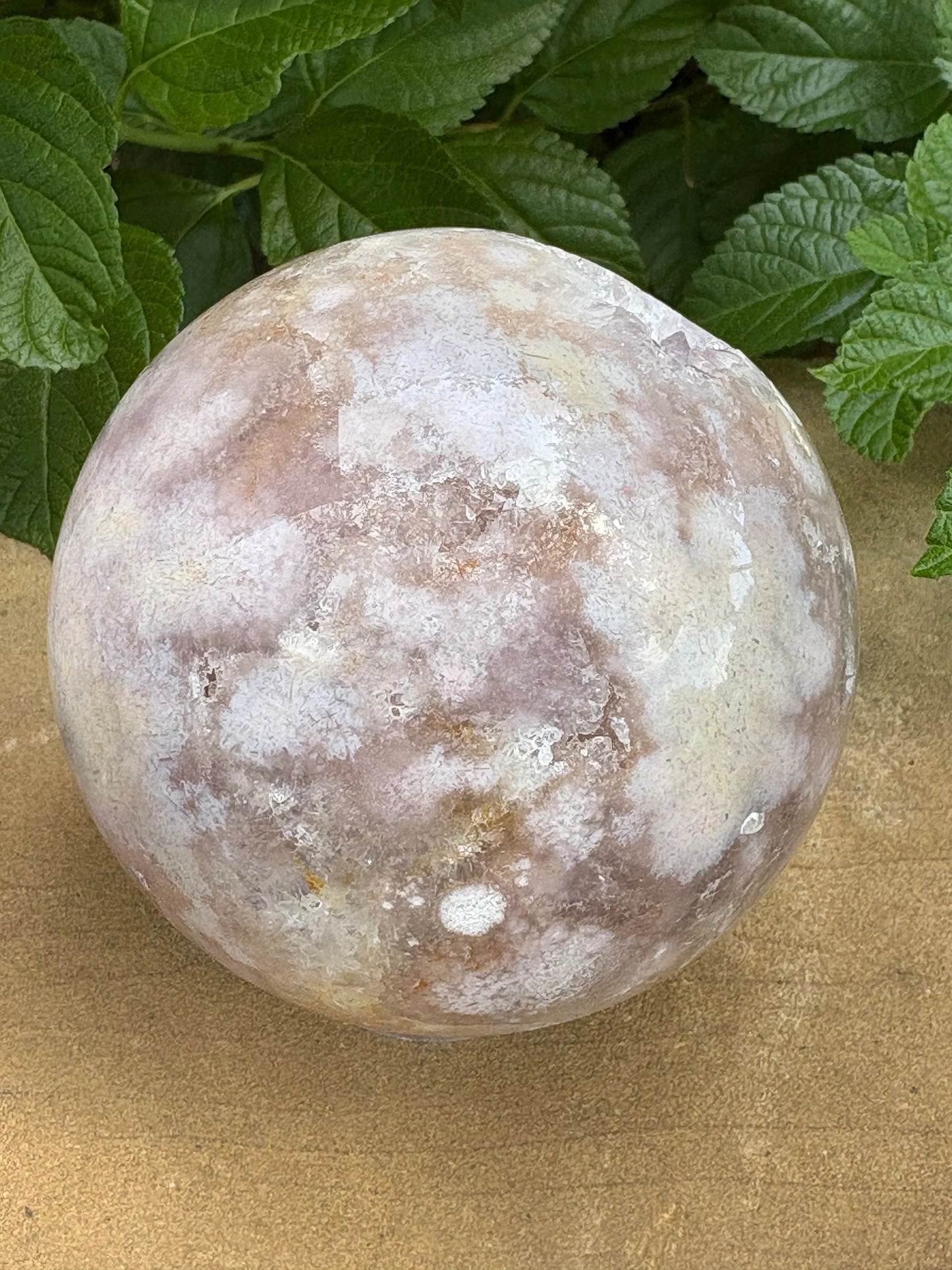 Argentinian Pink Amethyst Crystal Sphere – Growth • Inspiration • Emotional Healing Petal Bloom | Dream Builder | Soft Soul Power