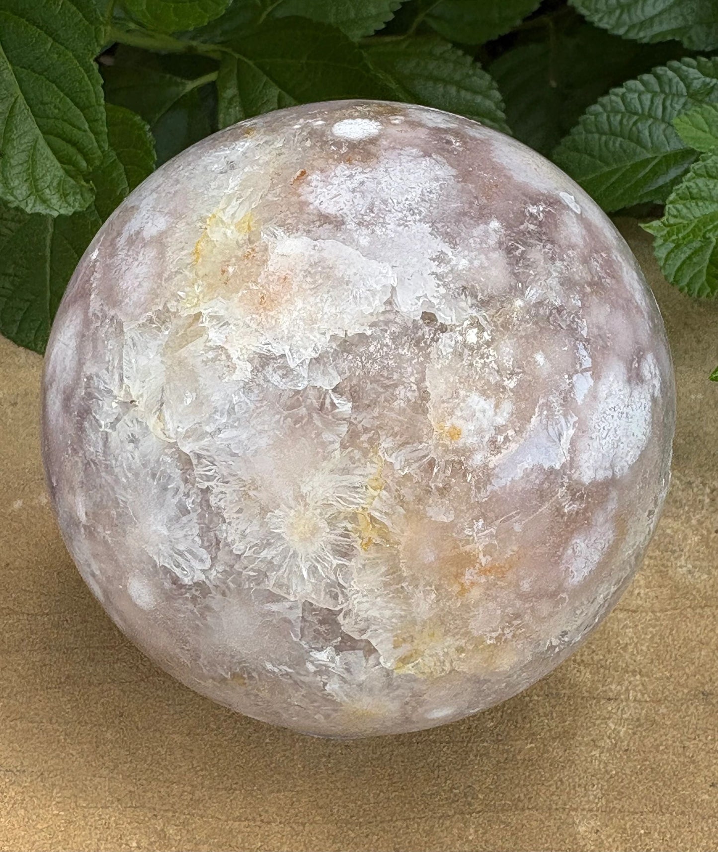 Argentinian Pink Amethyst Crystal Sphere – Growth • Inspiration • Emotional Healing Petal Bloom | Dream Builder | Soft Soul Power
