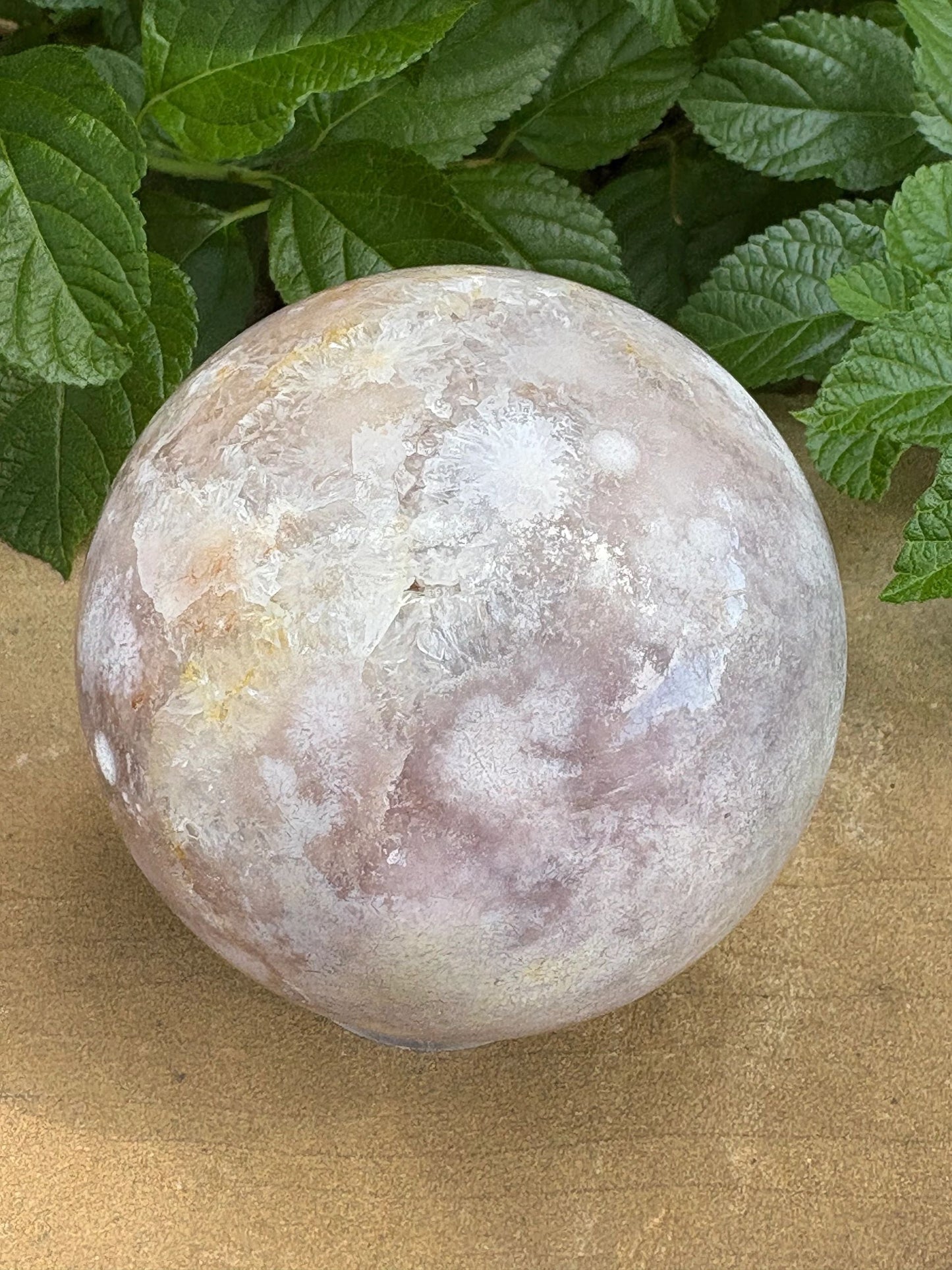 Argentinian Pink Amethyst Crystal Sphere – Growth • Inspiration • Emotional Healing Petal Bloom | Dream Builder | Soft Soul Power