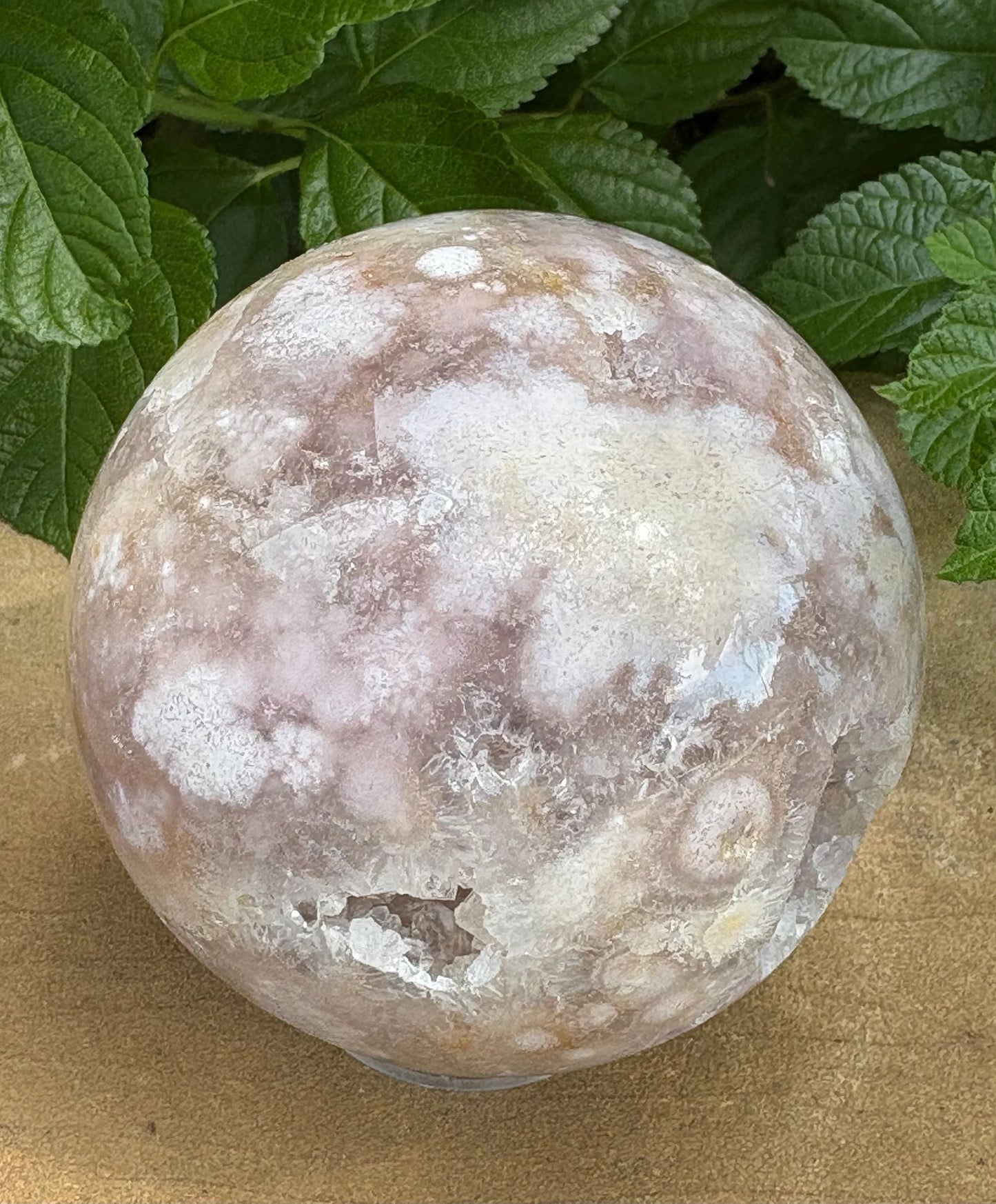 Argentinian Pink Amethyst Crystal Sphere – Growth • Inspiration • Emotional Healing Petal Bloom | Dream Builder | Soft Soul Power