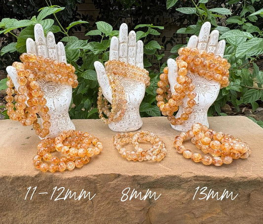 🔥 Citrine Crystal Bracelets | Abundance • Confidence • Prosperity