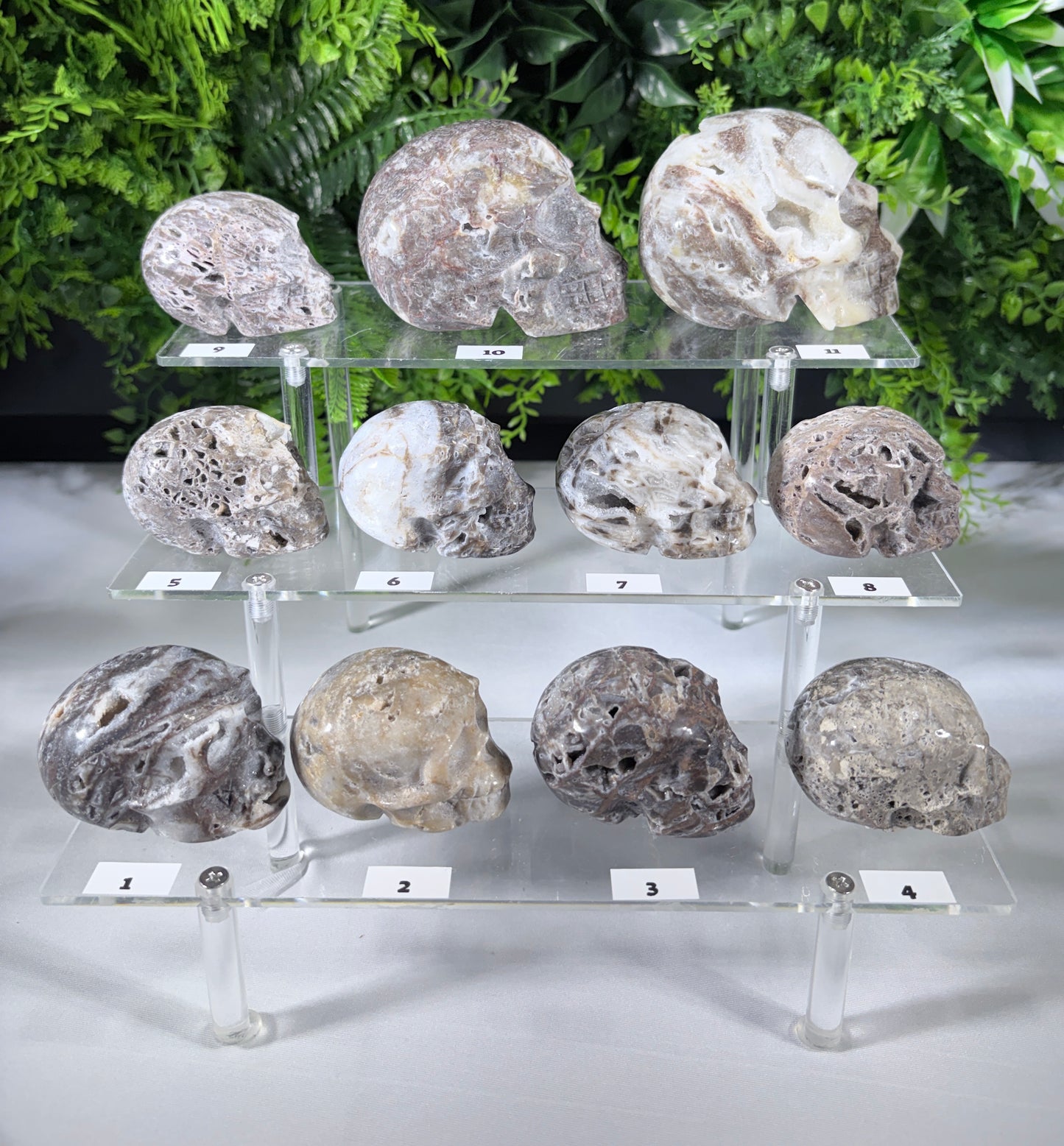 Druzy Agate Crystal Skull – Choose Your Skull | Transformation • Inner Wisdom • Grounding