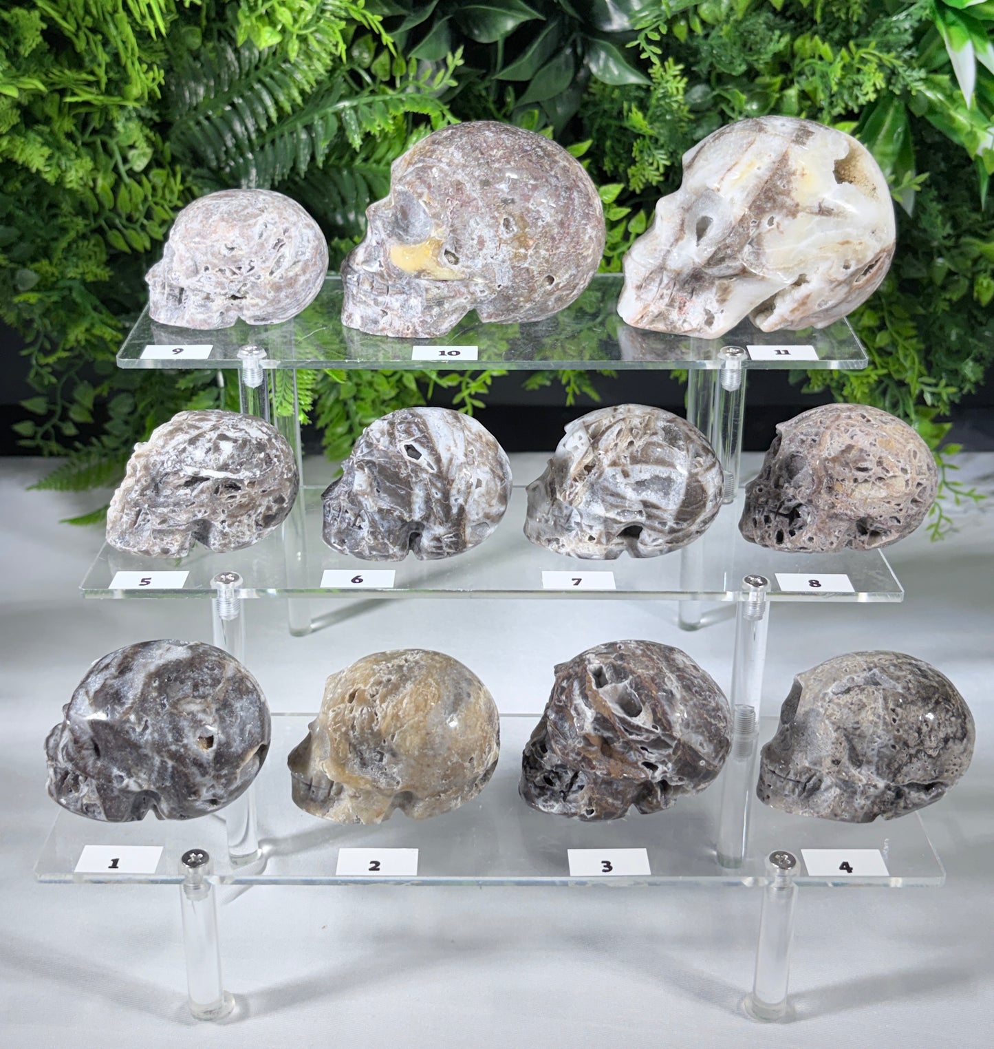 Druzy Agate Crystal Skull – Choose Your Skull | Transformation • Inner Wisdom • Grounding