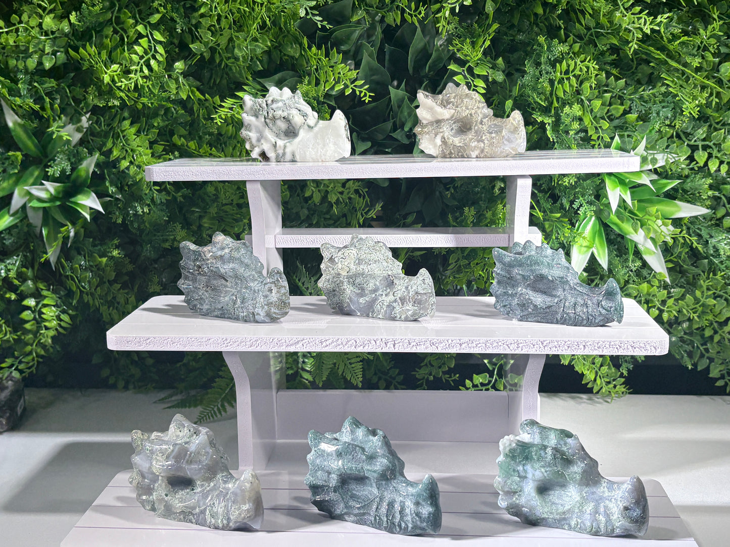 🐉 Moss Agate Dragon Guardian – Choose Your Dragon  Growth • Grounded Wisdom • New Beginnings