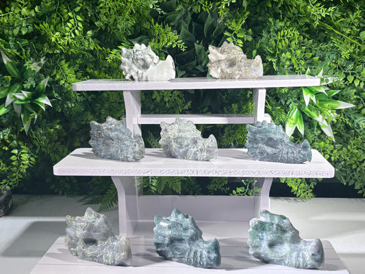 🐉 Moss Agate Dragon Guardian – Choose Your Dragon  Growth • Grounded Wisdom • New Beginnings