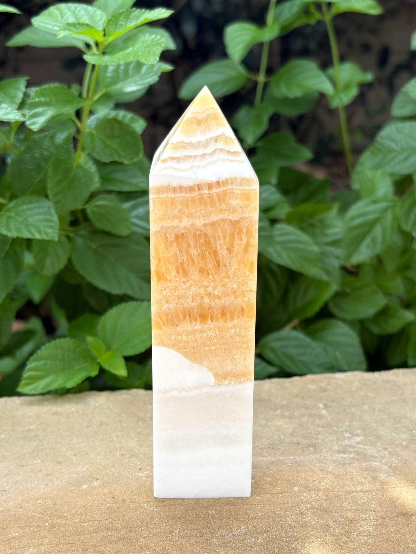 🍯✨ Yellow and White Honey Calcite Towers | Bold Radiance & Steady Power Confidence | Clarity | Cosmic Glow