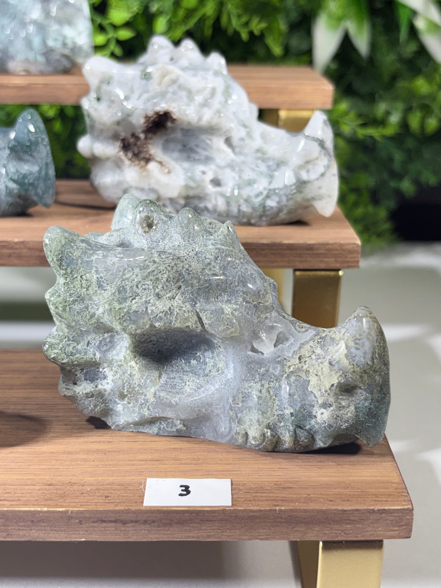 Moss Agate & Kiwi Jasper Dragon Guardians – Choose Your Dragon  Growth • Courage • Ancient Earth Magic