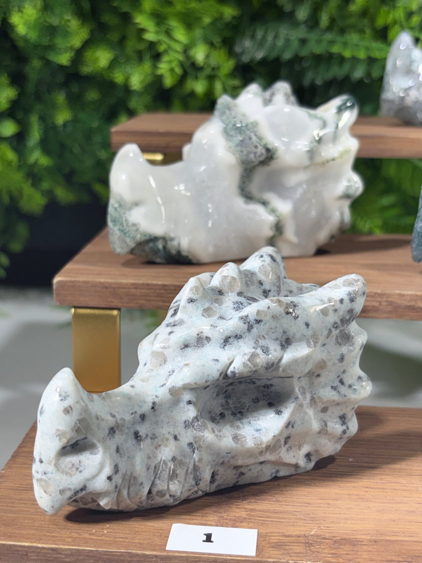 Moss Agate & Kiwi Jasper Dragon Guardians – Choose Your Dragon  Growth • Courage • Ancient Earth Magic