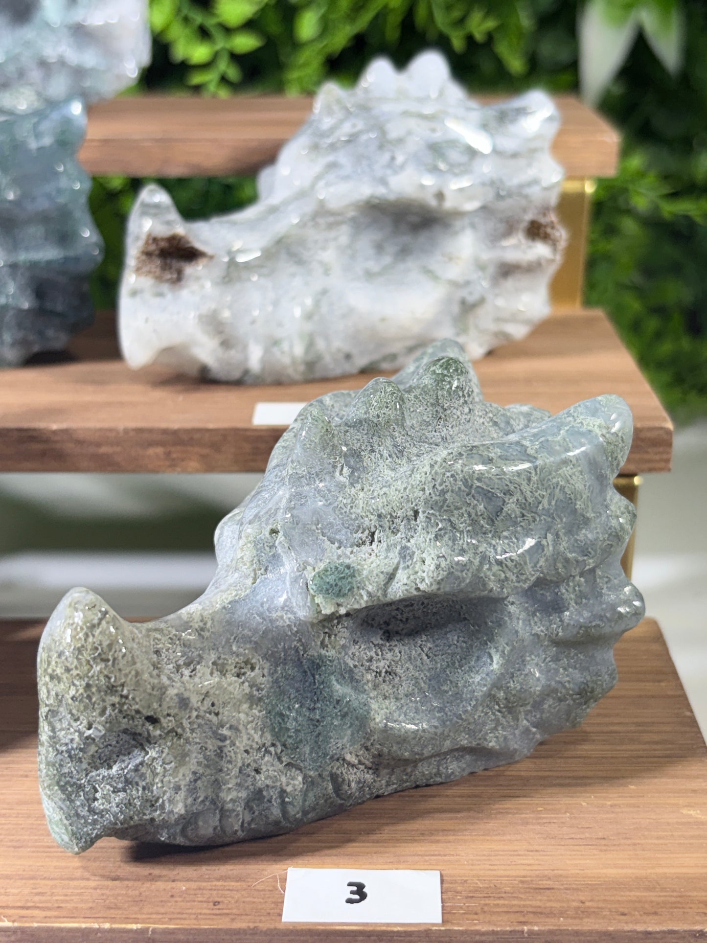 Moss Agate & Kiwi Jasper Dragon Guardians – Choose Your Dragon  Growth • Courage • Ancient Earth Magic