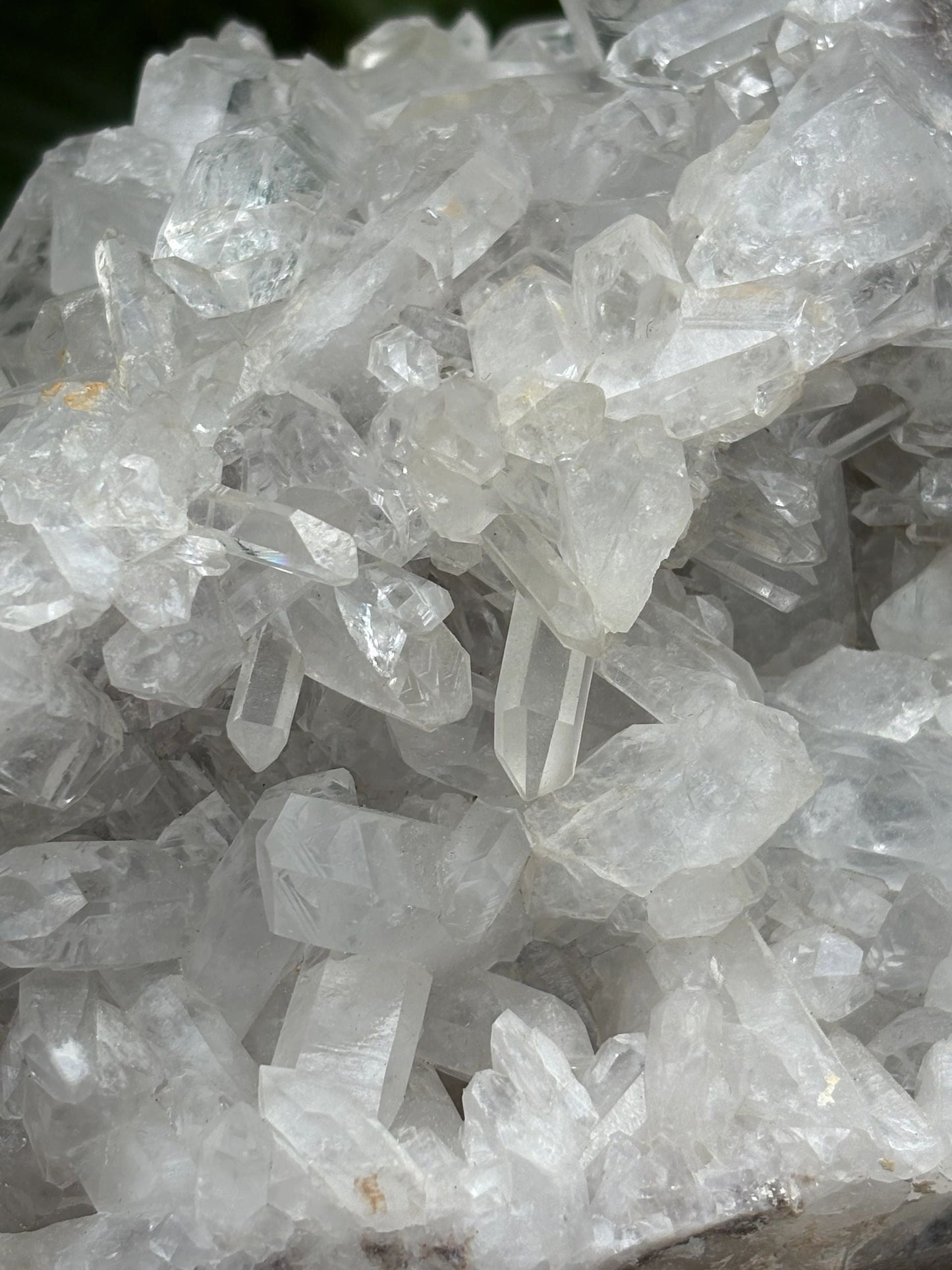 Clear Quartz Crystal Cluster — Amplification, Clarity & Prism Glow Raw, One-of-a-Kind | Over 4 lb | Rainbow Flashes