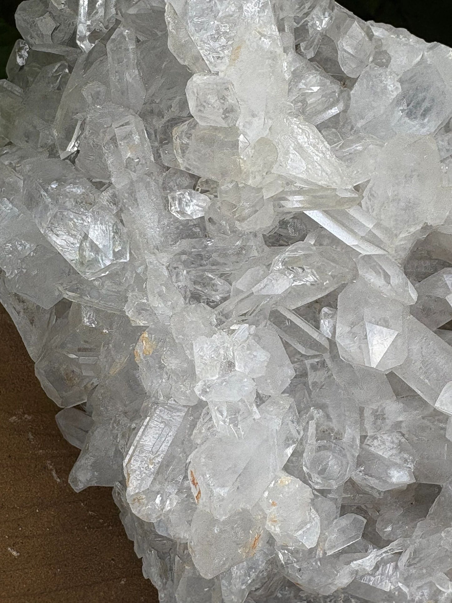 Clear Quartz Crystal Cluster — Amplification, Clarity & Prism Glow Raw, One-of-a-Kind | Over 4 lb | Rainbow Flashes